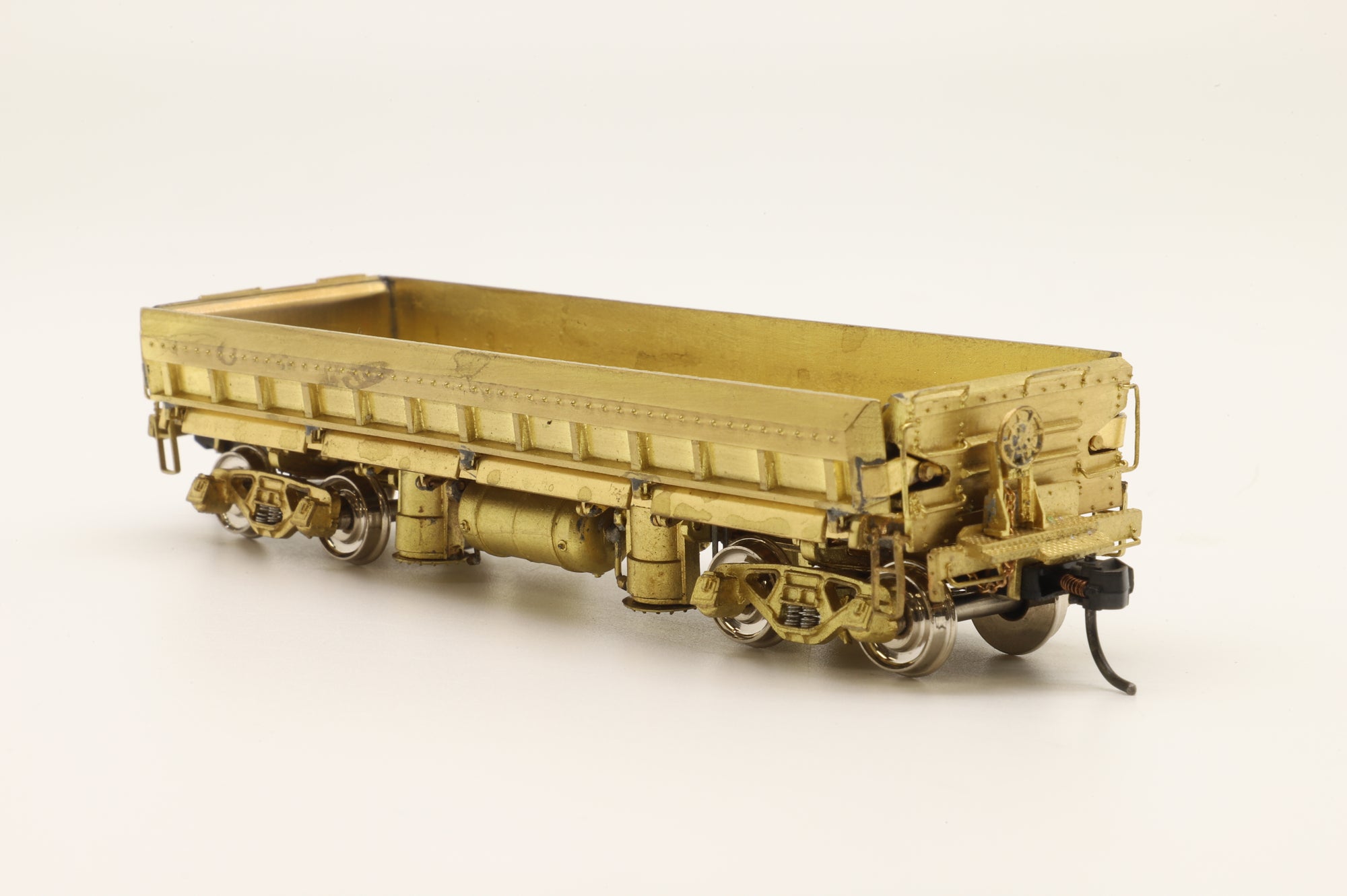 Overland Models HO Brass 1371 Austin Western 30yd Air Dump Car Unpainted