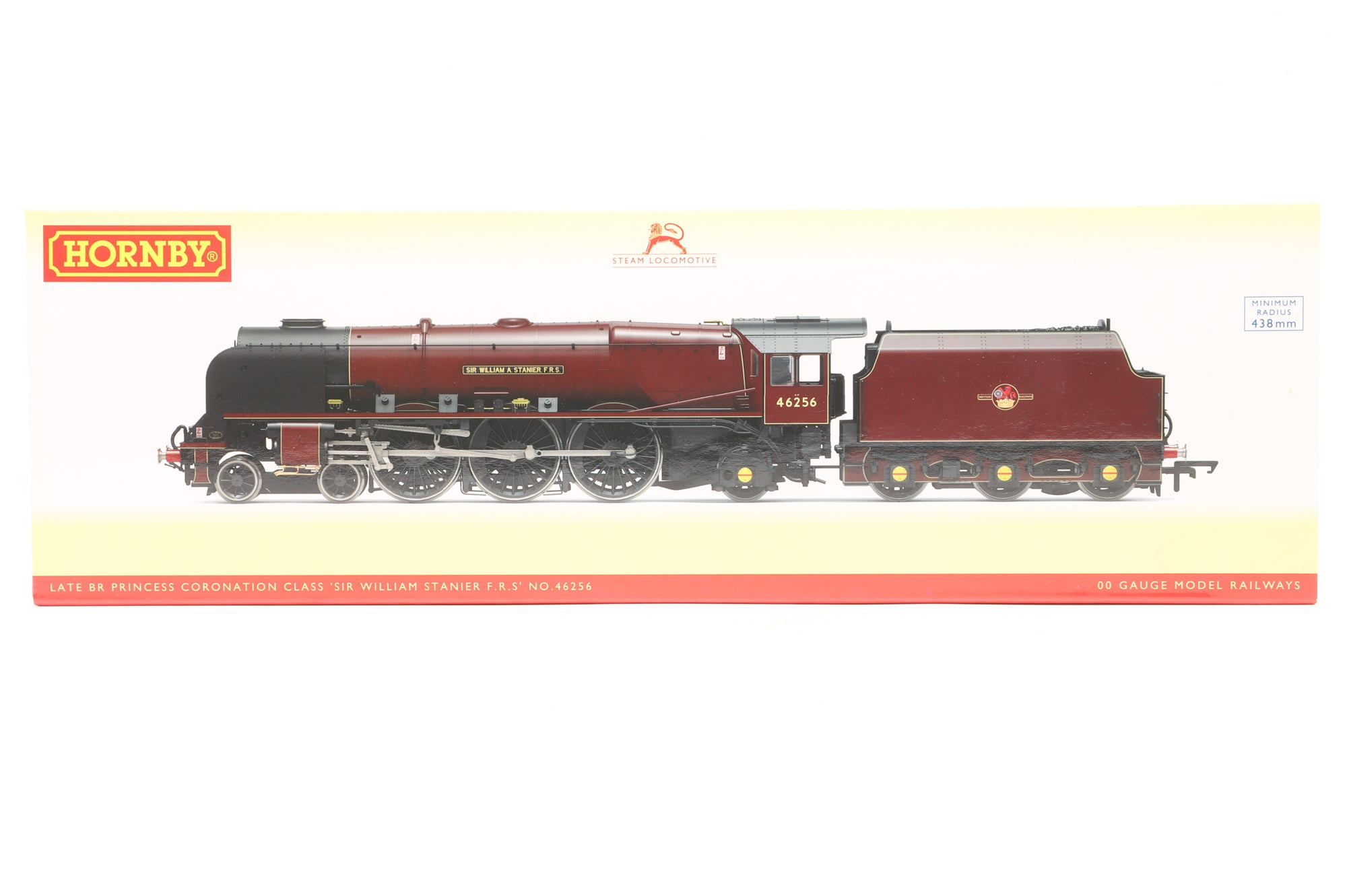 Hornby OO R3555 Princess Coronation Class 46256 'Sir WIlliam A. Stanier F.R.S.' in BR Maroon L/C
