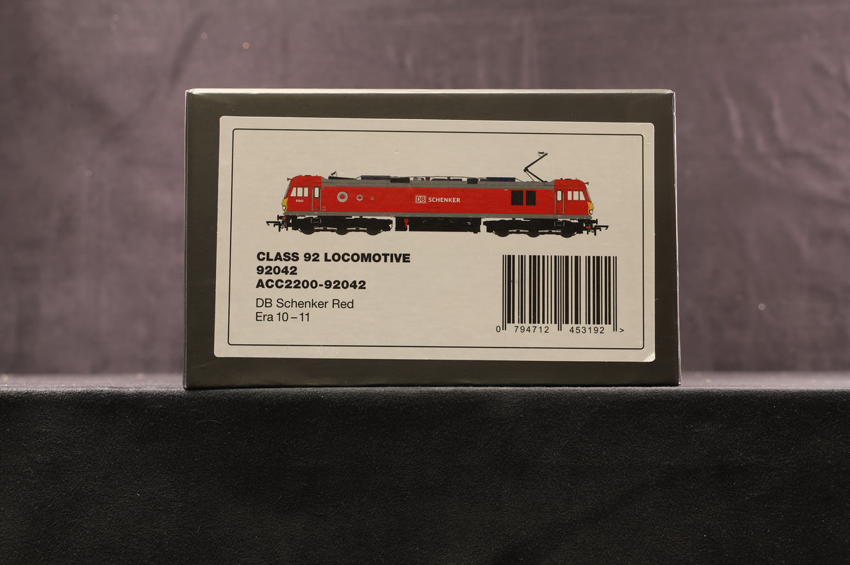 Accurascale OO ACC2200 Class 92 &#39;92042&#39; DB Schenker Livery
