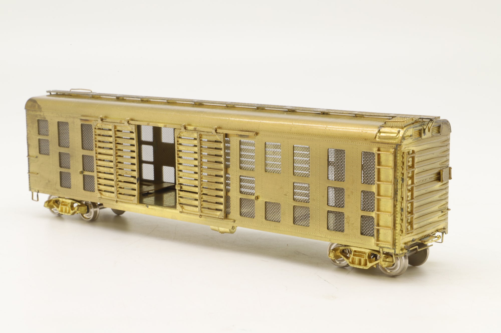 Railworks HO Brass K-9A 50' Wagon Unpainted Brass