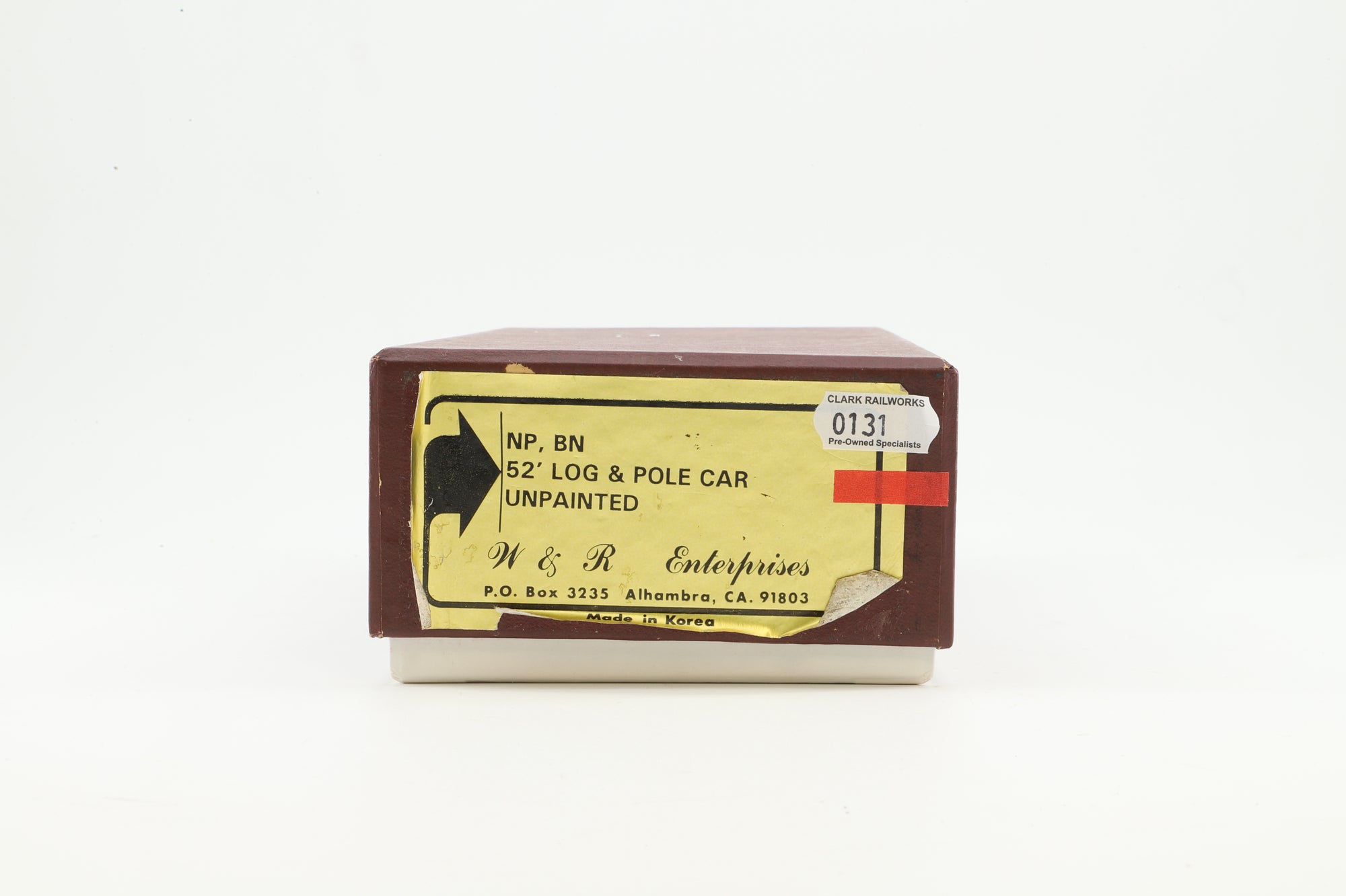 W&R Enterprises HO Brass 3235 Log & Pole Car NP 52' '62076'