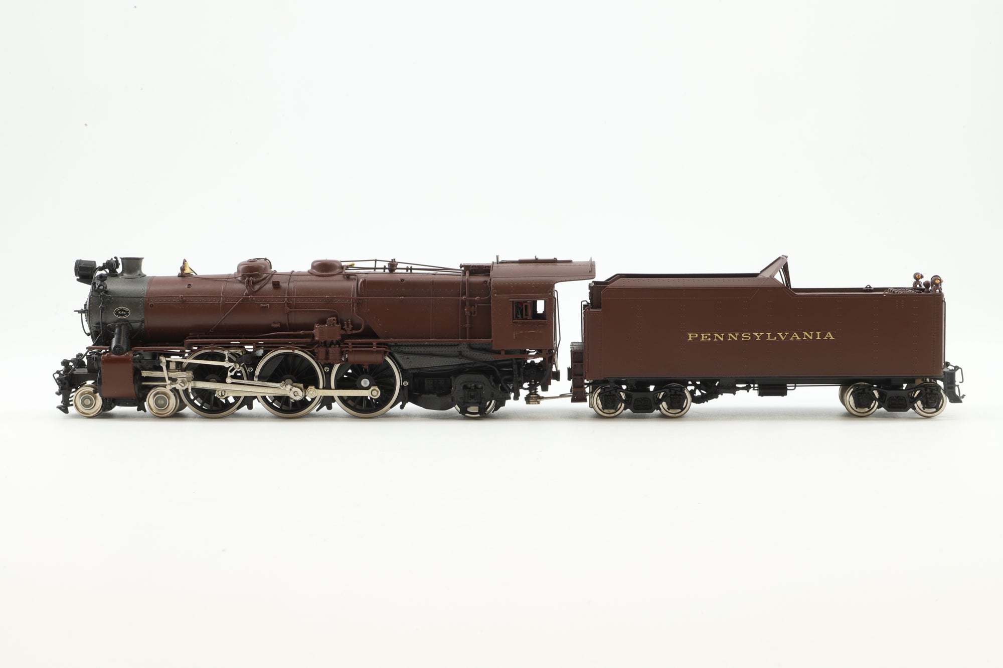 Precision Scale HO Brass 15708.2 Steam Loco PRR Class K4s 4-6-2 Unnumbered - Tuscan Red w/ decals