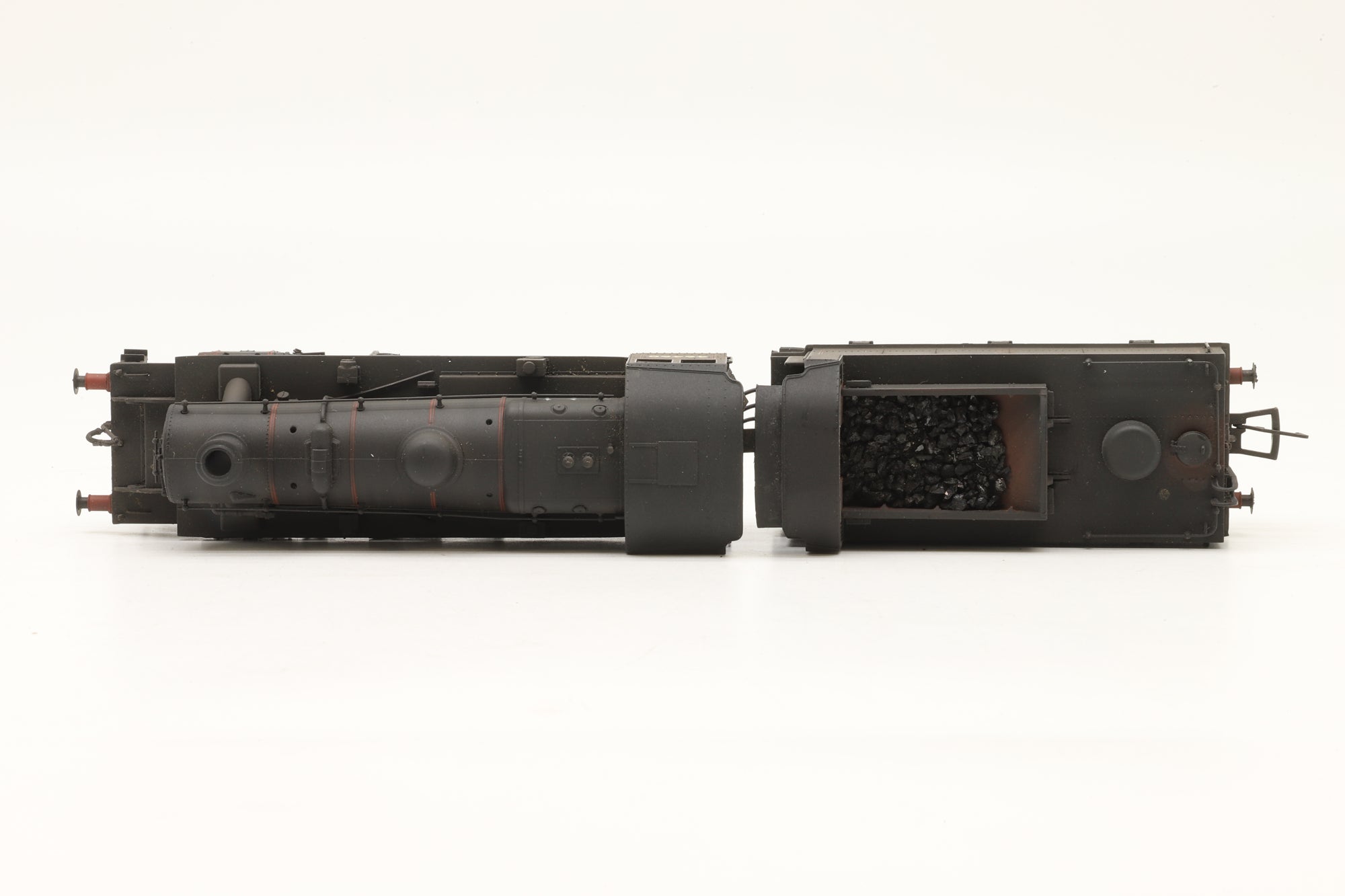 Bachmann OO 32-826A Ivatt Class 2MT 46460 in Lined BR Black w/ Early Crests – Weathered
