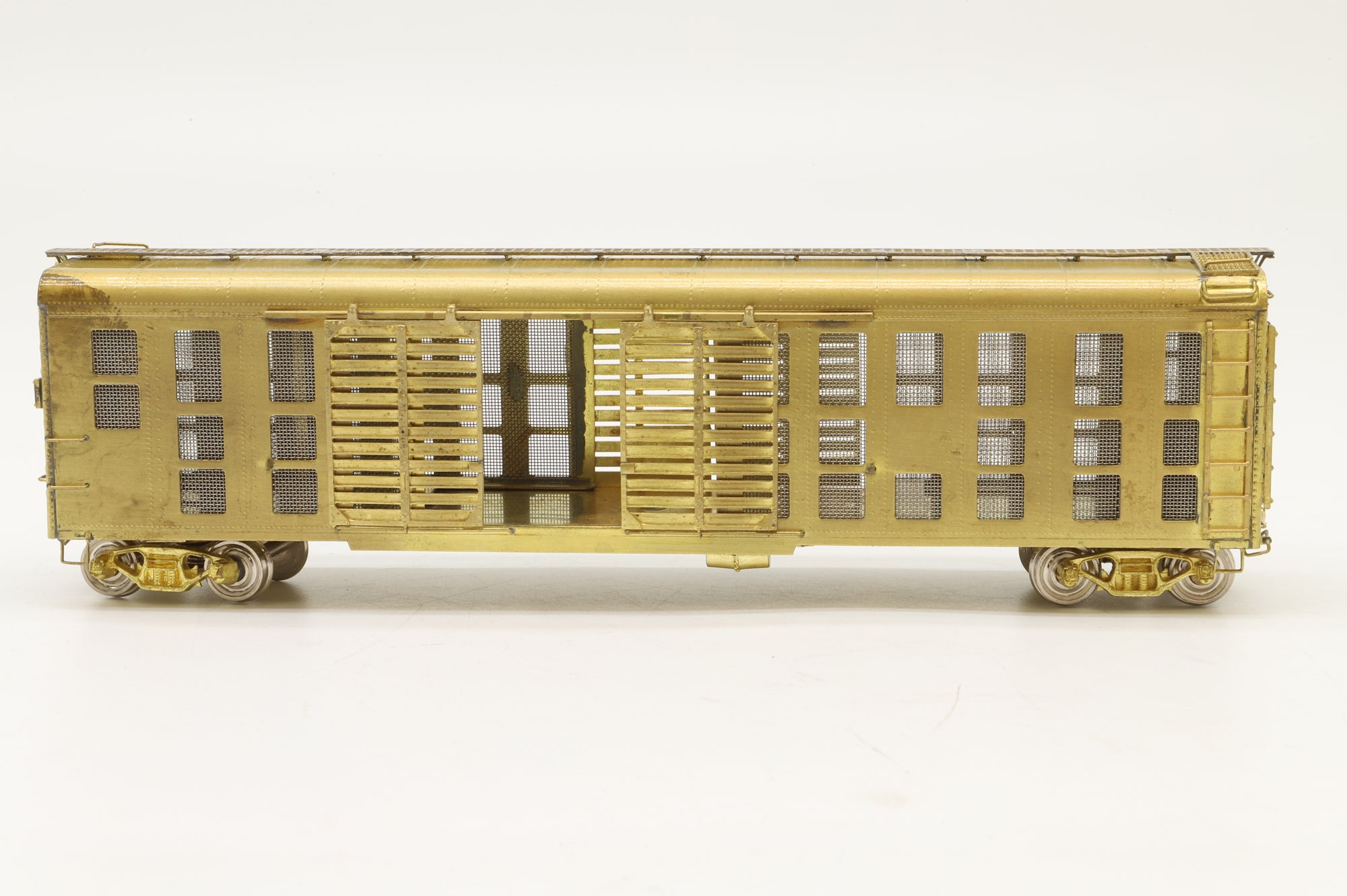 Railworks HO Brass K-9A 50' Wagon Unpainted Brass