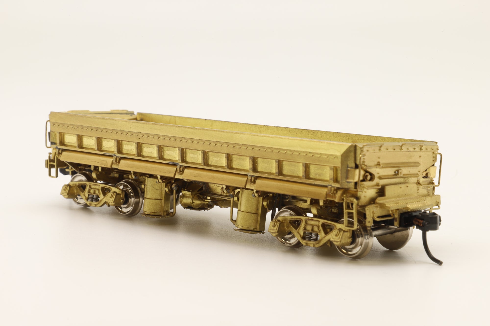 Overland Models HO Brass 1371 Austin Western 30yd Air Dump Car Unpainted