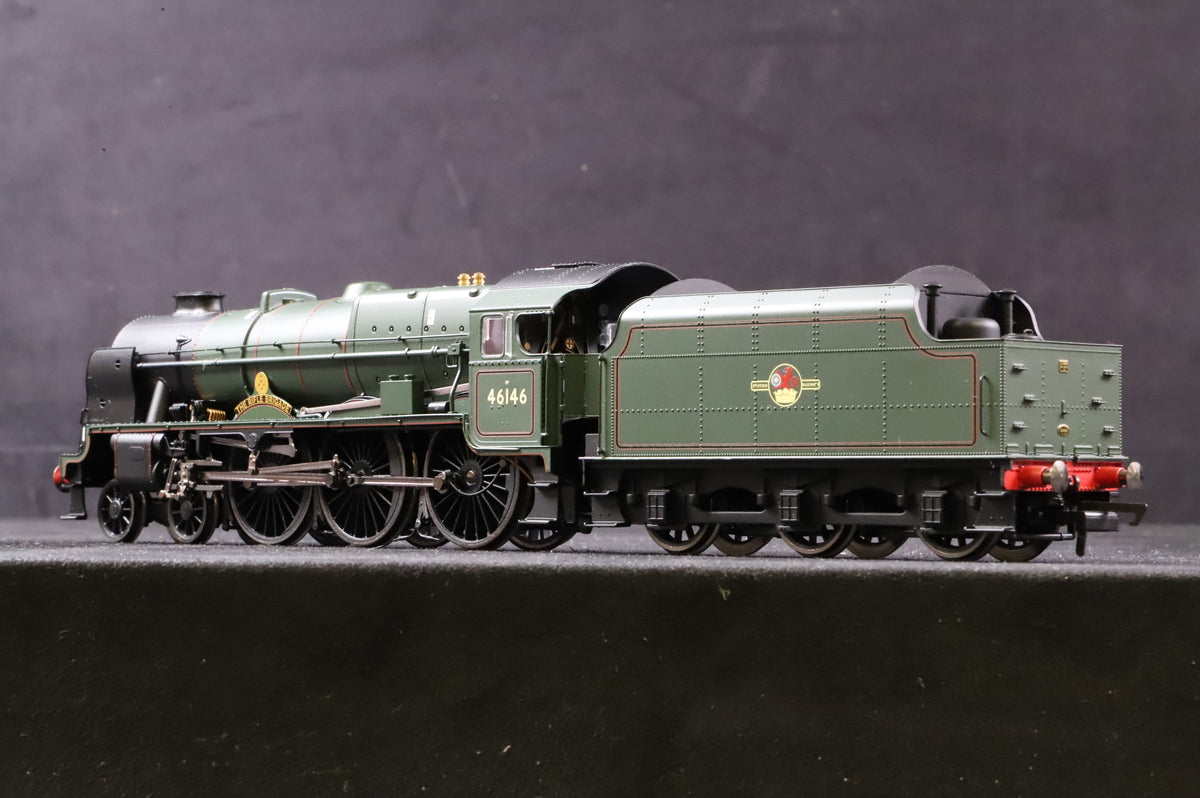 WORKSHOP Hornby OO R2630 Royal Scot Class 7P &#39;46146&#39; &#39;The Rifle Brigade&#39; BR Green L/C Non Runner