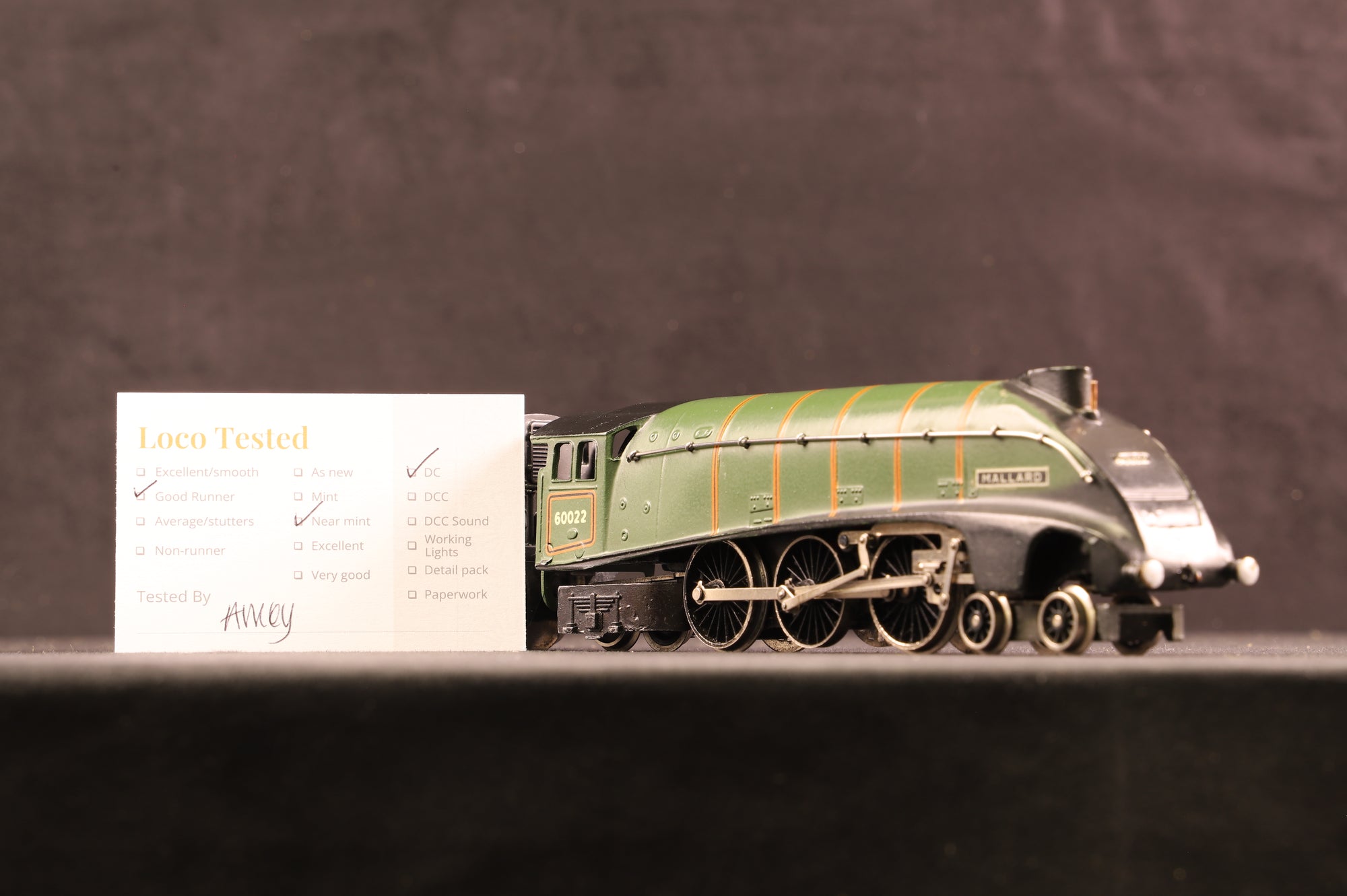 Wrenn OO W2211 Mallard '60022' BR Green, A4 Pacific 4-6-2 Loco