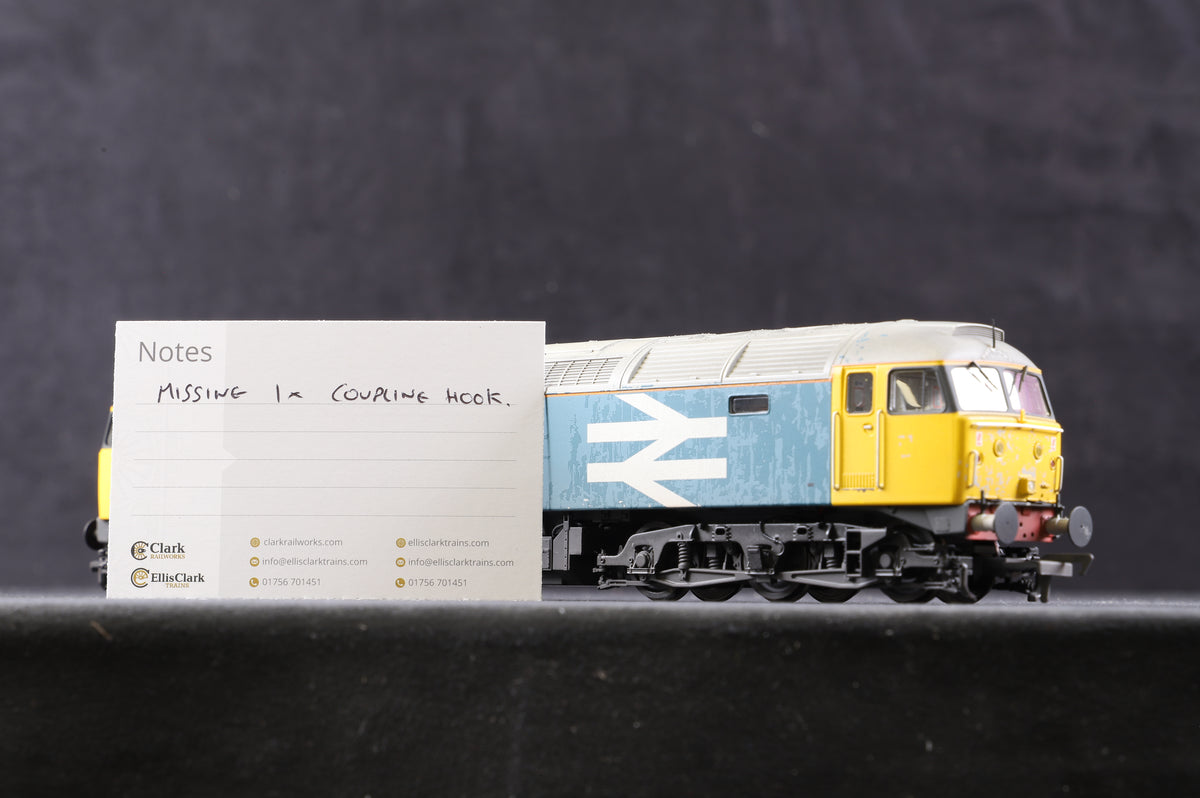 Bachmann OO 35-421SF Class 47/4 &#39;47526&#39; BR Blue Large Logo , Weathered, DCC Sound