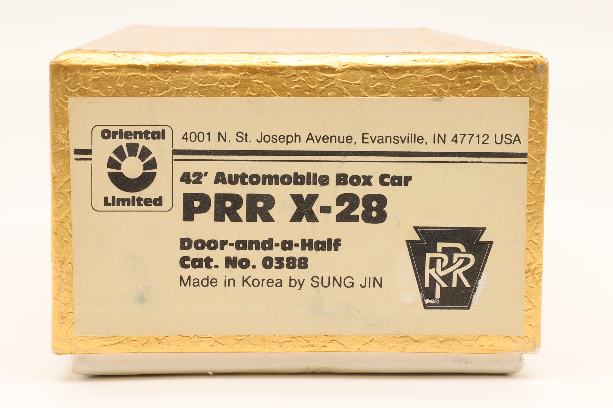 Oriental Limited HO Brass PRR X-28 Automobile Box Car