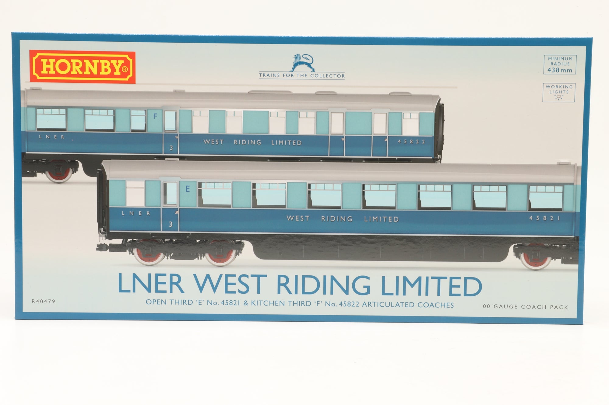 Hornby OO R40479 LNER West Riding Limited Coach Pack
