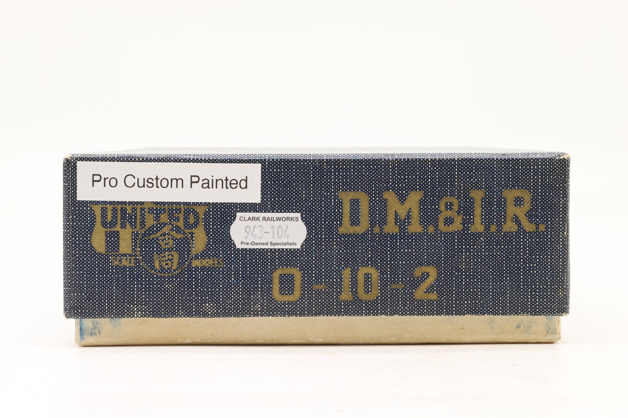 United Scale Models HO Brass DM&IR 0-10-2 Steam Locomotive Weathered Pro Custom Painted