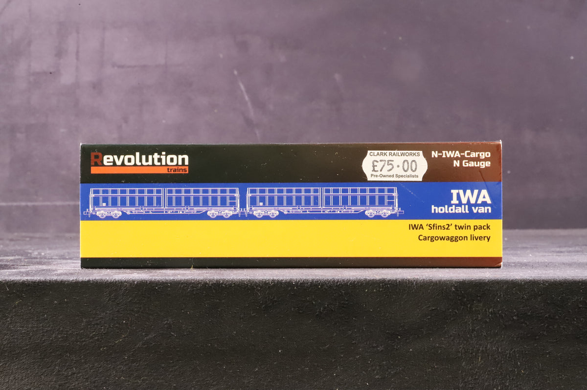Revolution Trains N IWA-Cargo1 IWA Holdall Vans Twin Pack