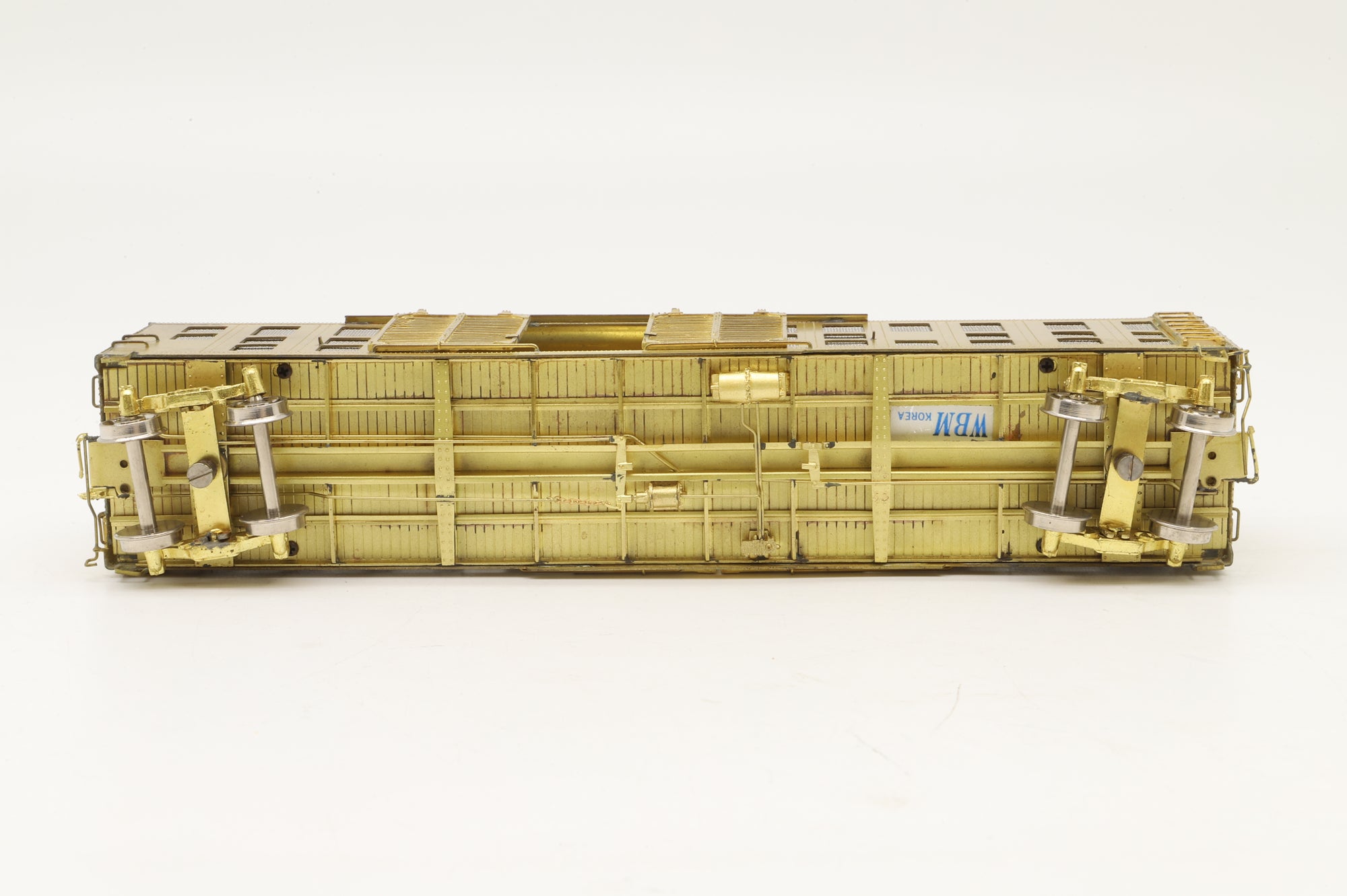 Railworks HO Brass K-9A 50' Wagon Unpainted Brass