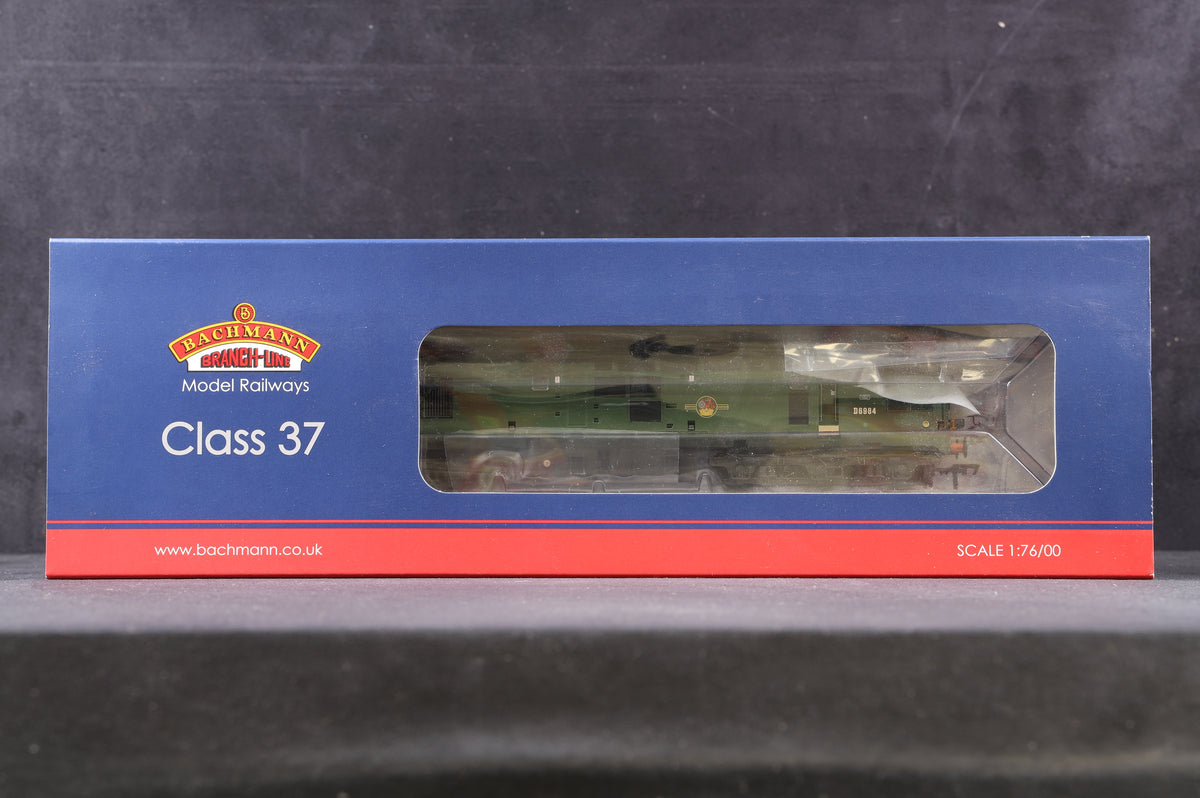 Bachmann OO 32-782A Class 37/0 Diesel &#39;D6984&#39; BR Green, Weathered