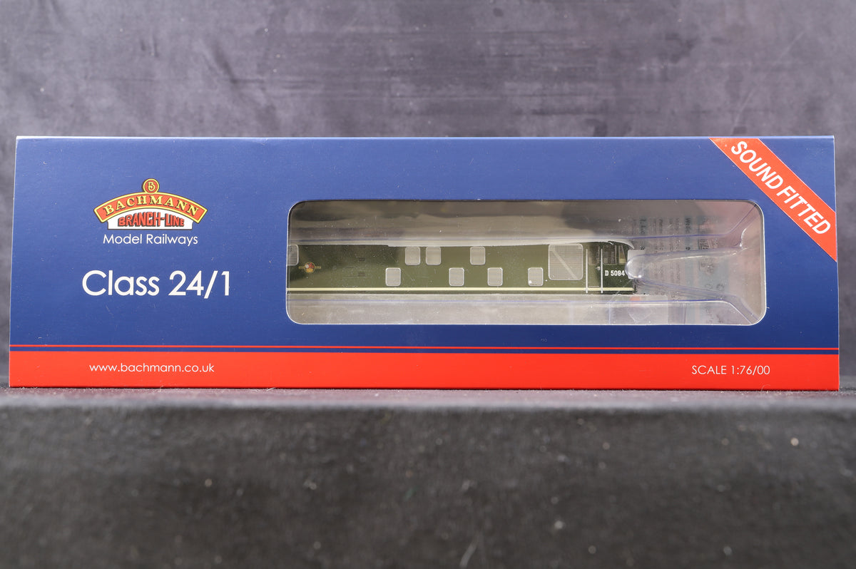 Bachmann OO 32-443SF Class 24/1 &#39;D5094&#39; BR Green, DCC Sound