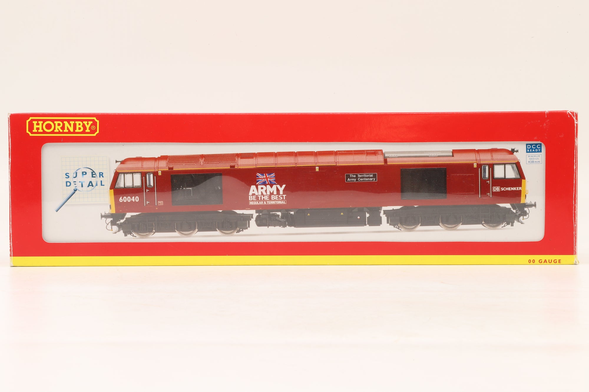 Hornby OO R2883 Class 60 60040 'The Territorial Army Centenary' in DB Schenker/Army Livery