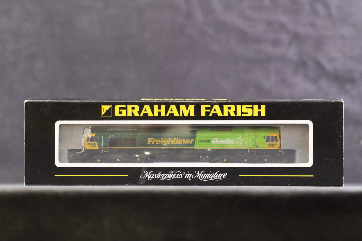 Graham Farish N 371-378 Class 66 Diesel &#39;66522&#39; Freightliner/Shanks