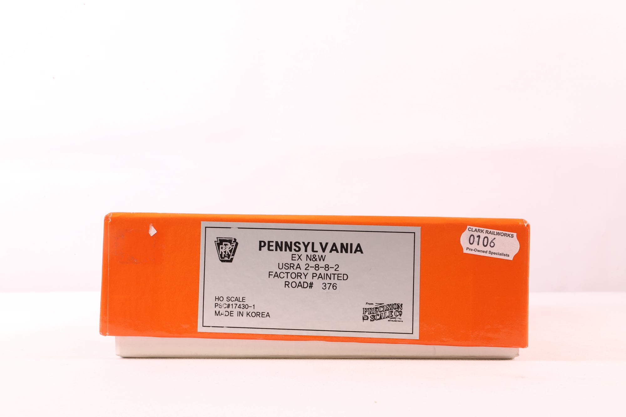 Iron Horse Models HO Brass 17430-1 USRA 2-8-8-2 Pennsylvania No.376