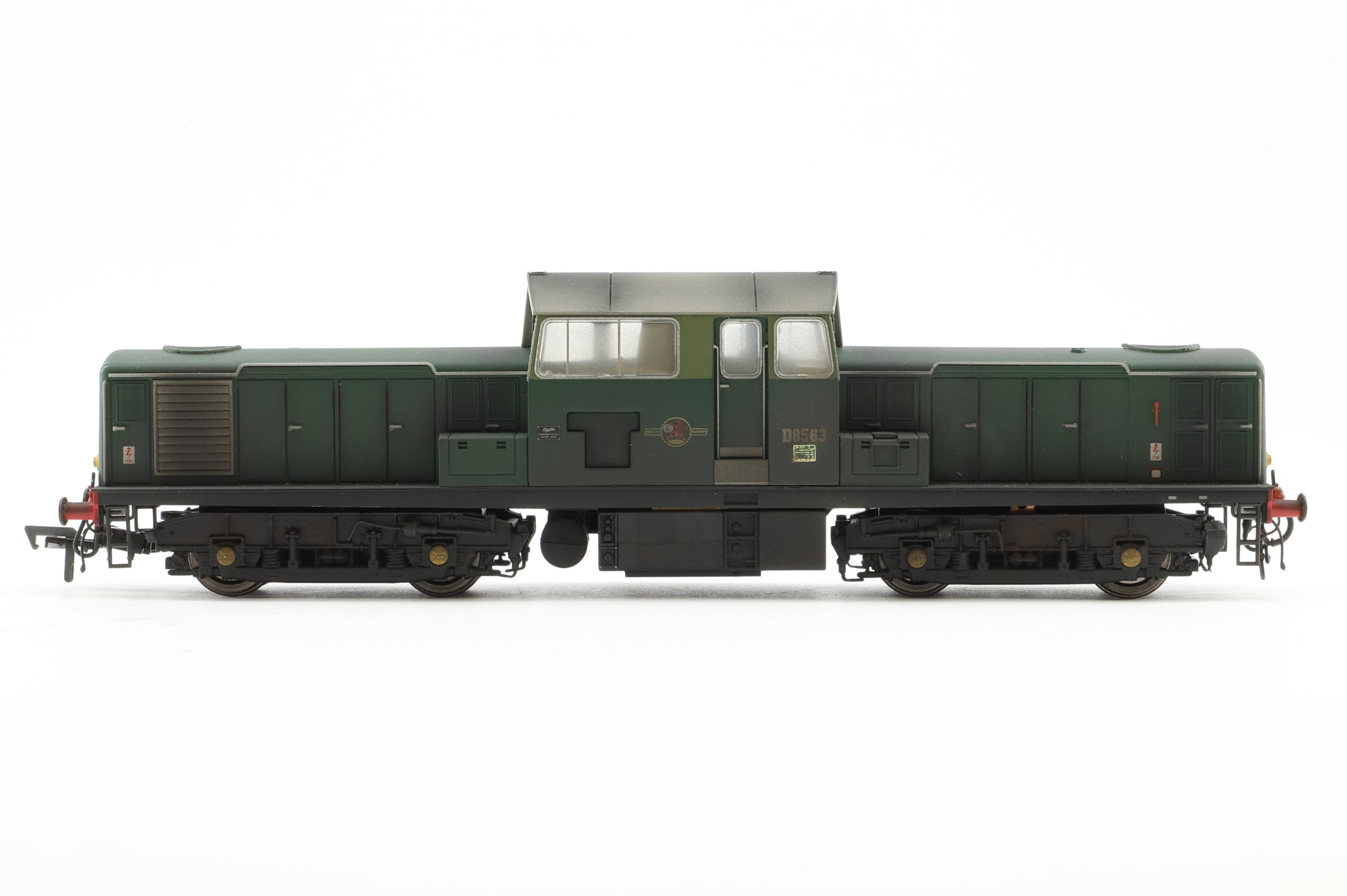 WORKSHOP Heljan OO 1716 Class 17 'D8585' BR Green With Small Yellow Panels Weathered DCC Fitted