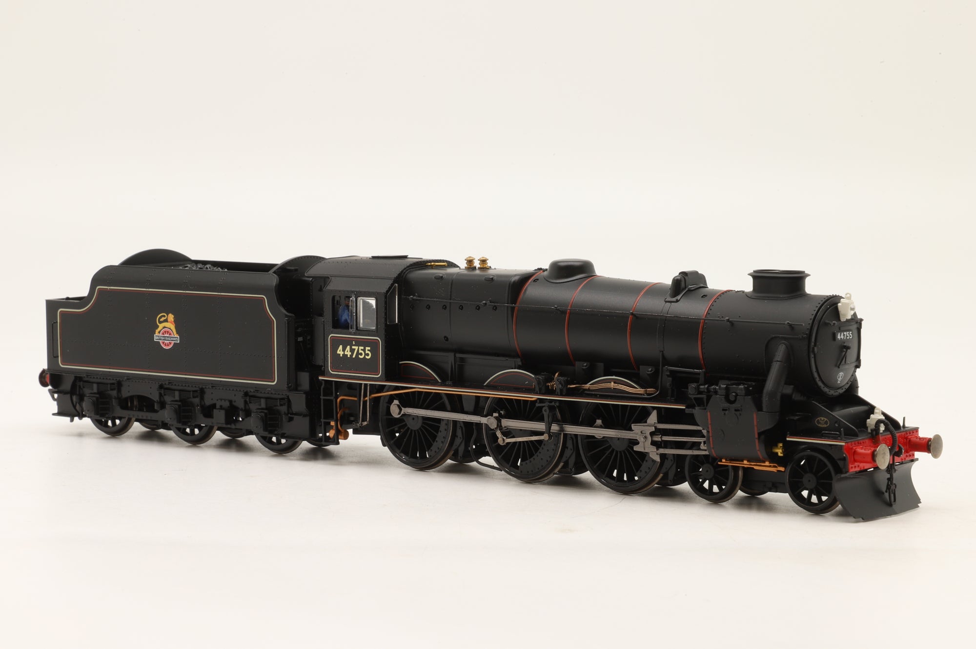 Hornby OO R30227 BR Stanier 5MT Black 5 Caprotti '447755' BR Lined Black E/C DCC Sound