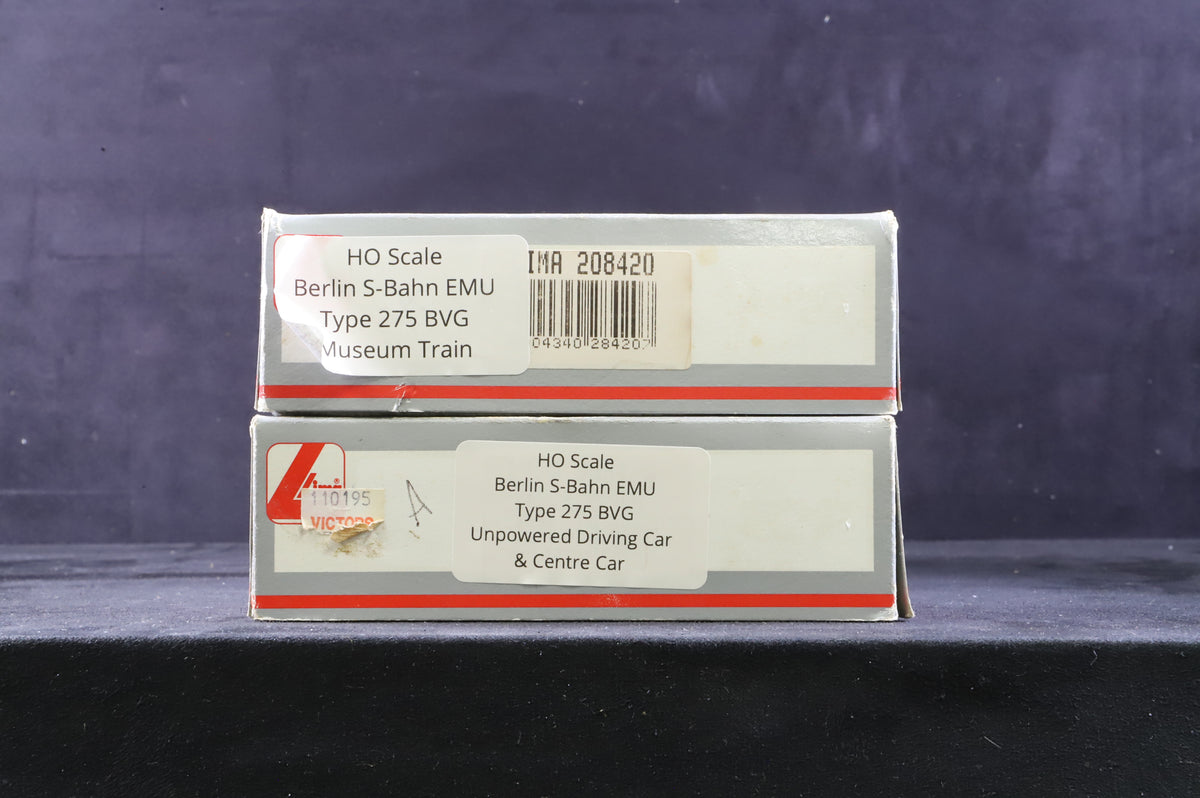 Lima HO Berlin S-Bahn EMU Type 275 BVG Museum Train