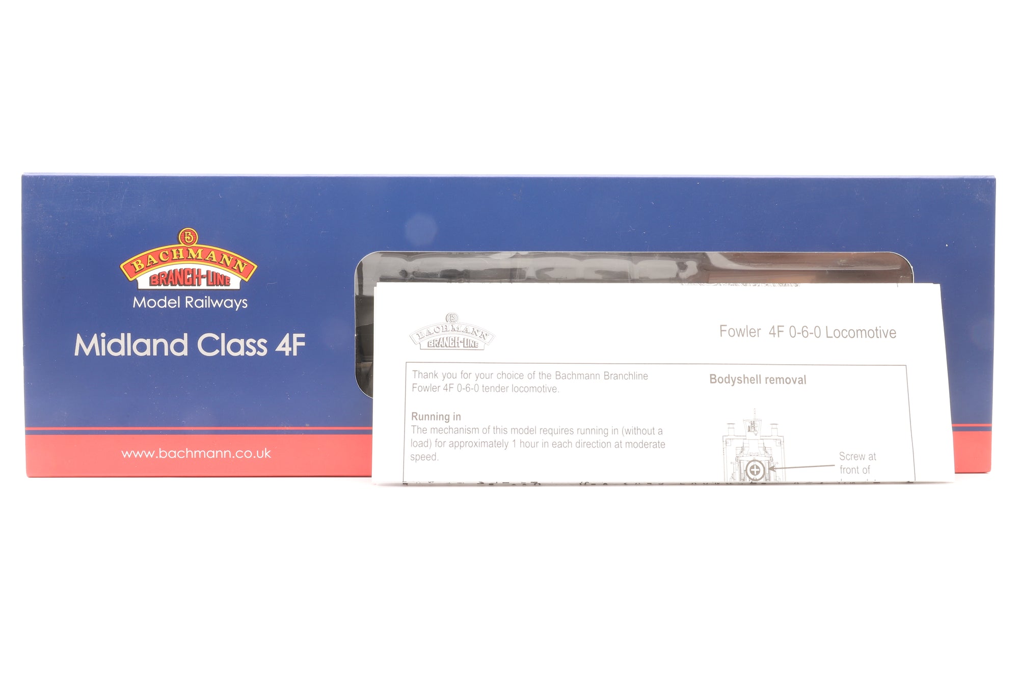 Bachmann OO 31-882 Class 4F '43924' BR Black Late Crest