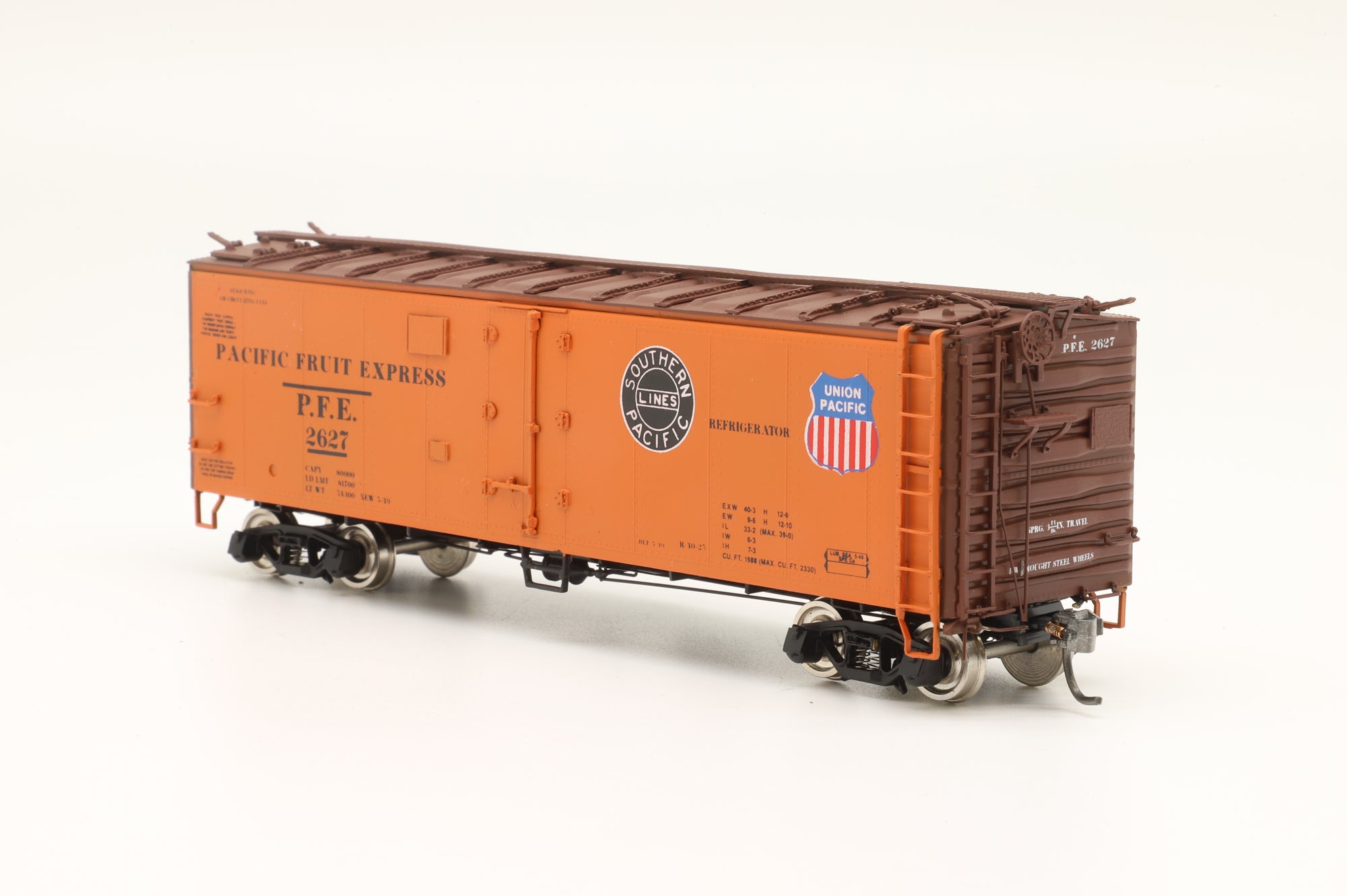 Challenger Imports HO Brass 'Pacific Fruit Express' Class R-40-25 Ice Refrigerator Car  #2058.1
