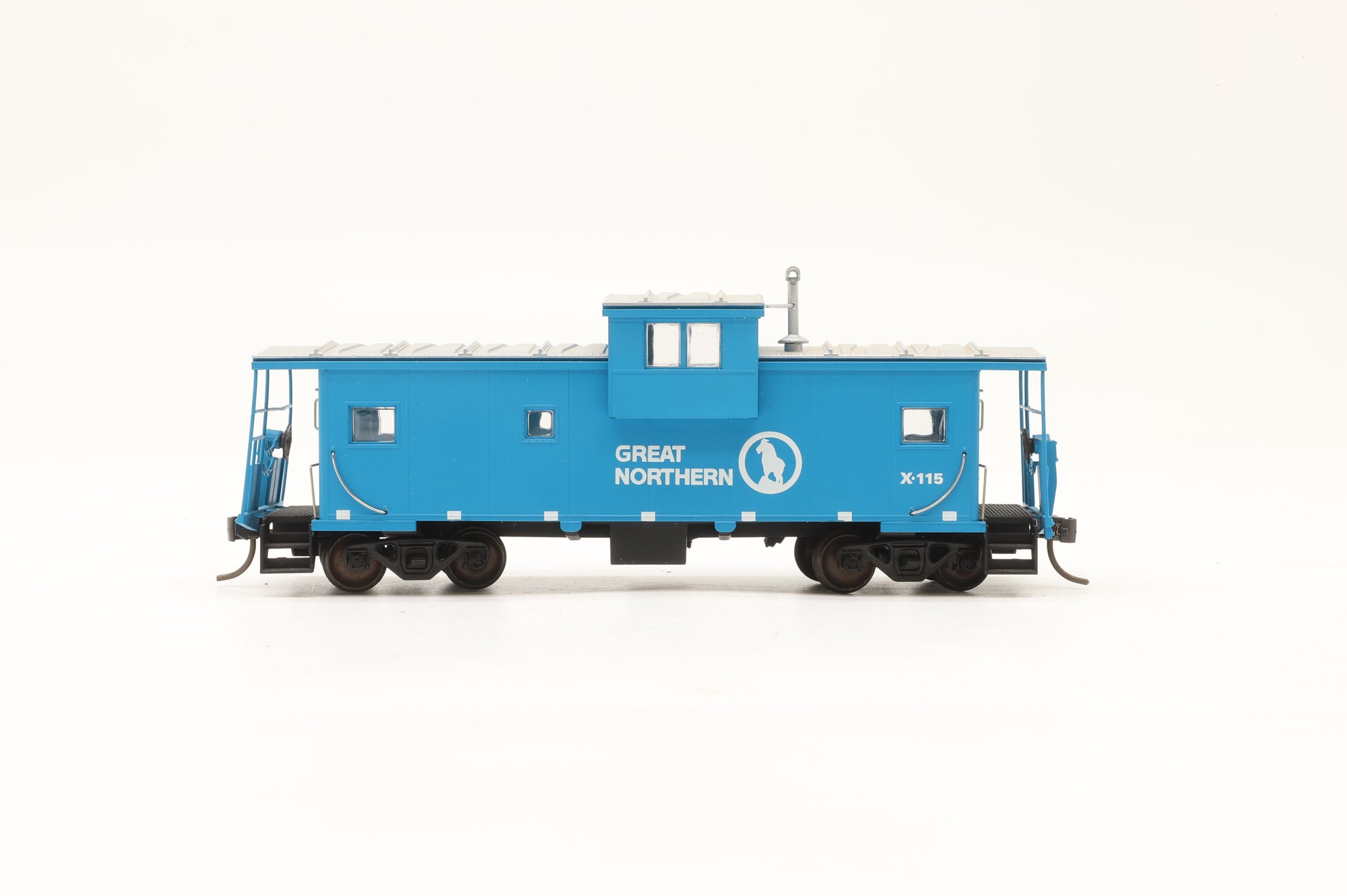 Atlas HO Rake Of 5 Hopper & Caboose Wagons Weathered