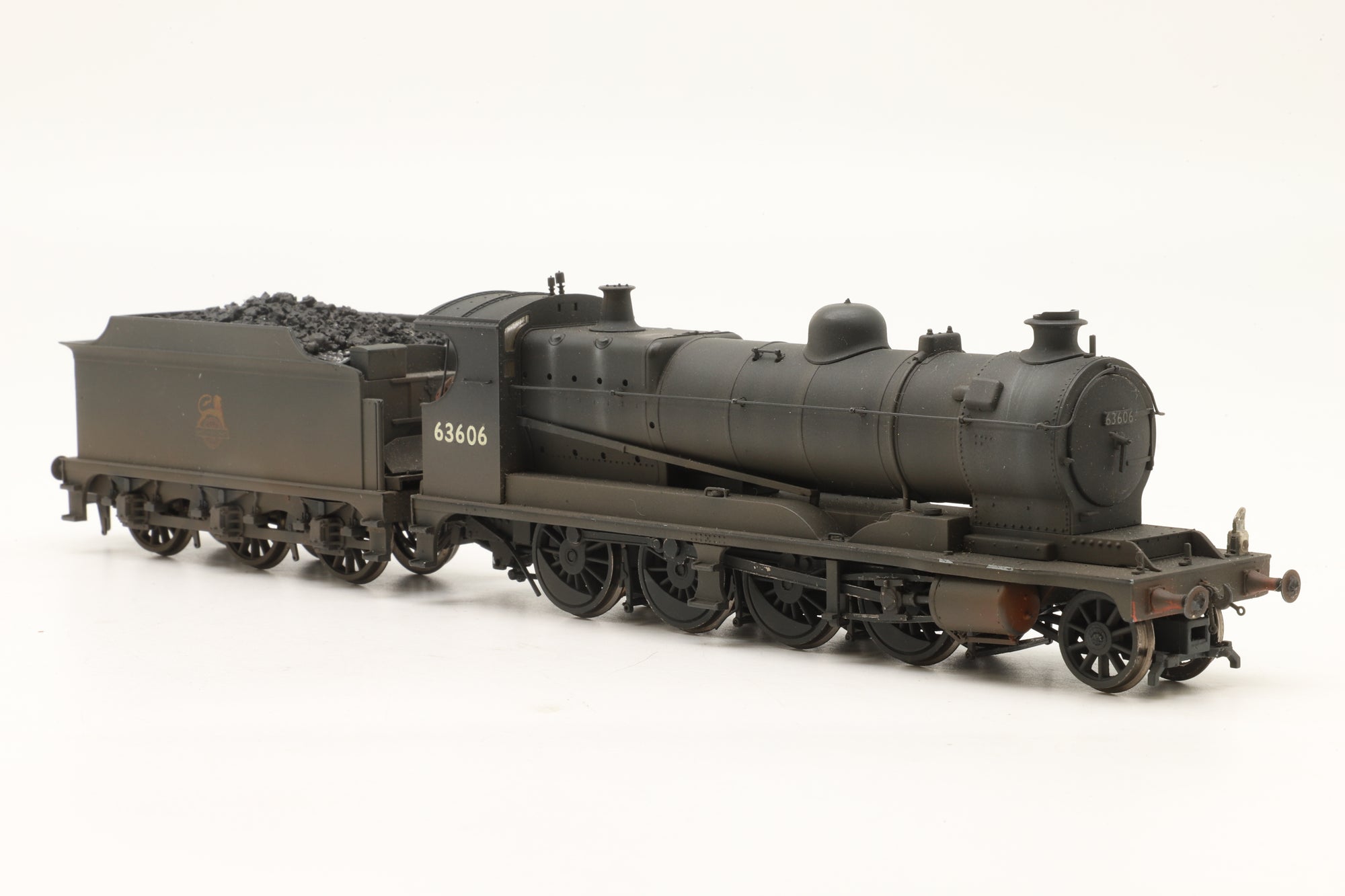 Bachmann OO 31-128 3000 Class ROD No.3036 in BR Black w/ Early Crests – TTS Sound & Weathered