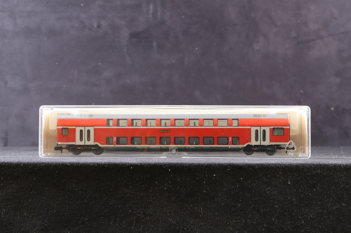 Fleischmann N Rake Of 2 Double Decker RE2 Münster Coaches Inc. 8625 &amp; 8628