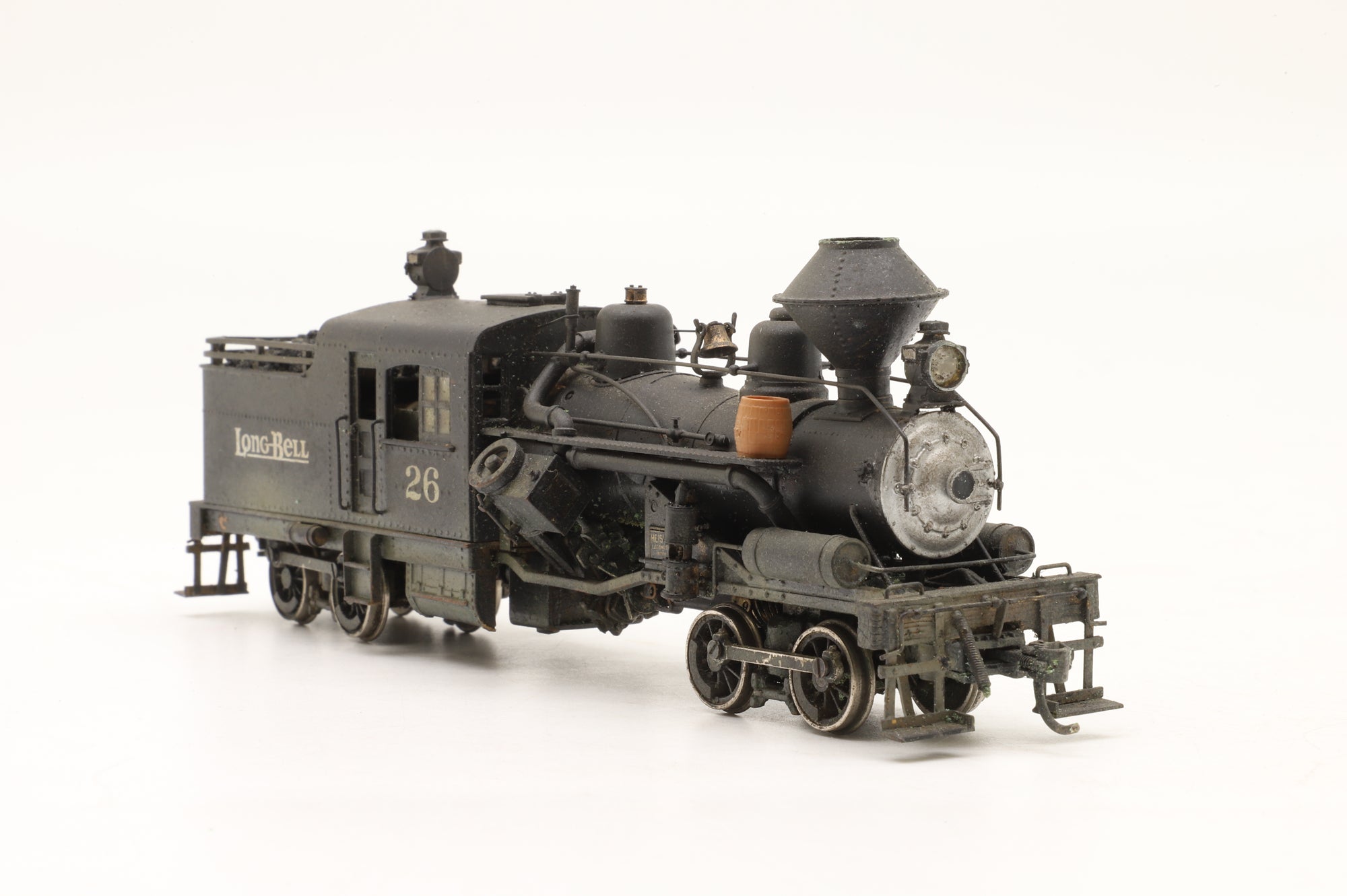 United Scale Models HO Brass Heisler Steam Locomotive '26' Weathered Custom Painted