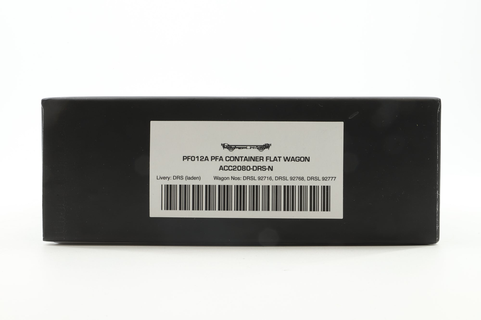 Accurascale OO ACC2080-DRS-N Triple Pack of PFO12A PFA Container Flat Wagons