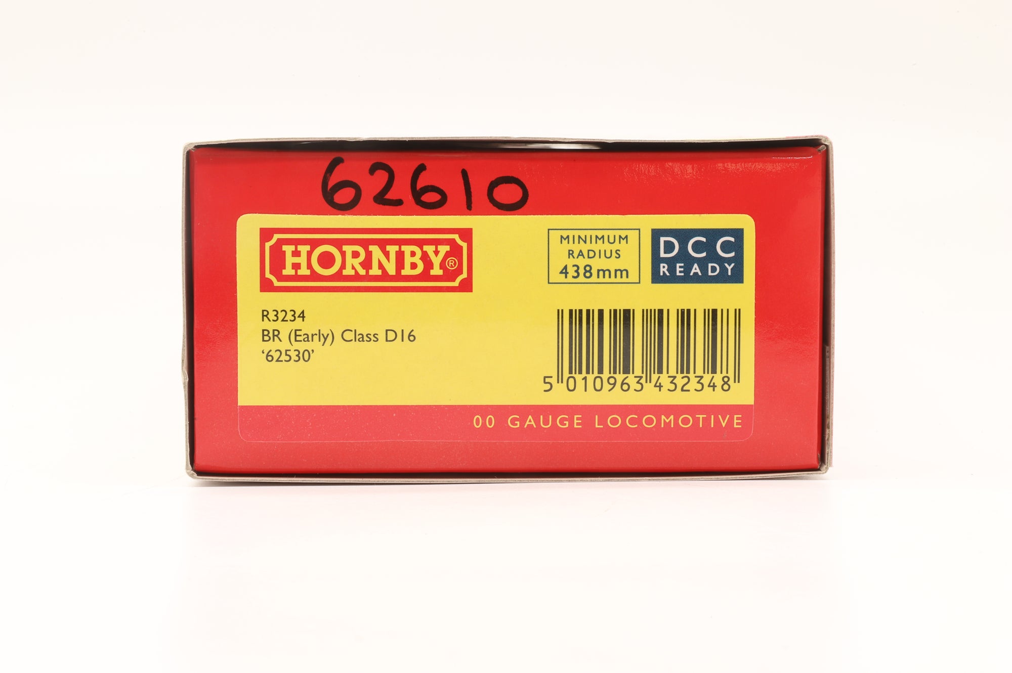 Hornby OO R3234 BE Early Class D16 '62530', TMC Weathered