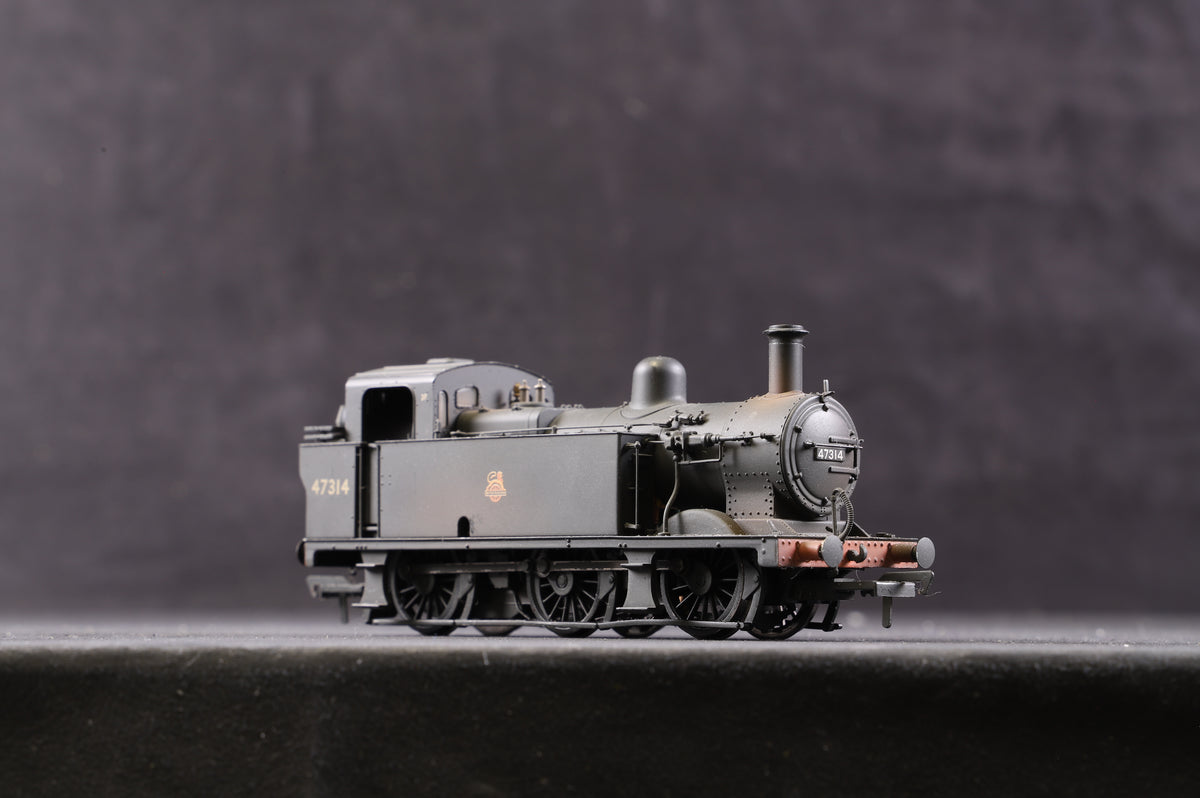 Bachmann OO 32-232 Class 3F Jinty &#39;47314&#39; BR Black L/Crest,  Re-No&#39;d &amp; Weathered