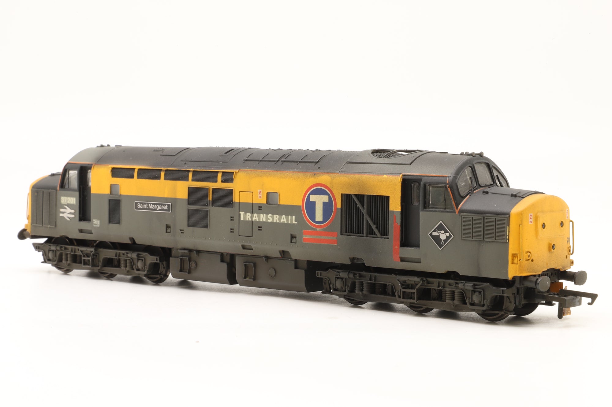 Bachmann OO 32-780 Class 37/0 '37201' Resprayed & Renumbered Weathered DCC Fitted