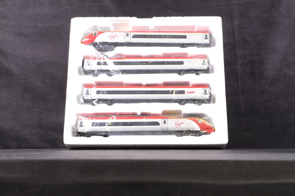 Dapol OO D390-2 Virgin Pendolino &#39;Red Revolution&#39; 4-Car EMU