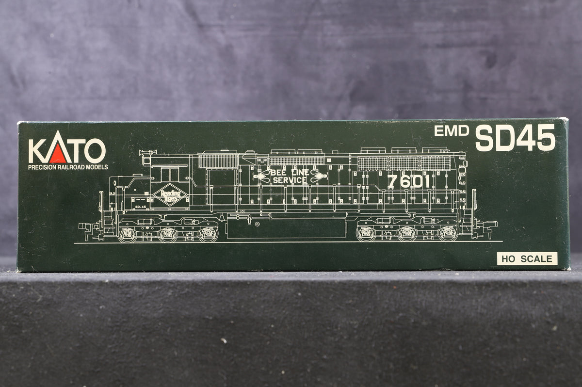 Kato HO 37-1707 EMD SD45 Diesel Locomotive &#39;7601&#39; &#39;Bee Line&#39;