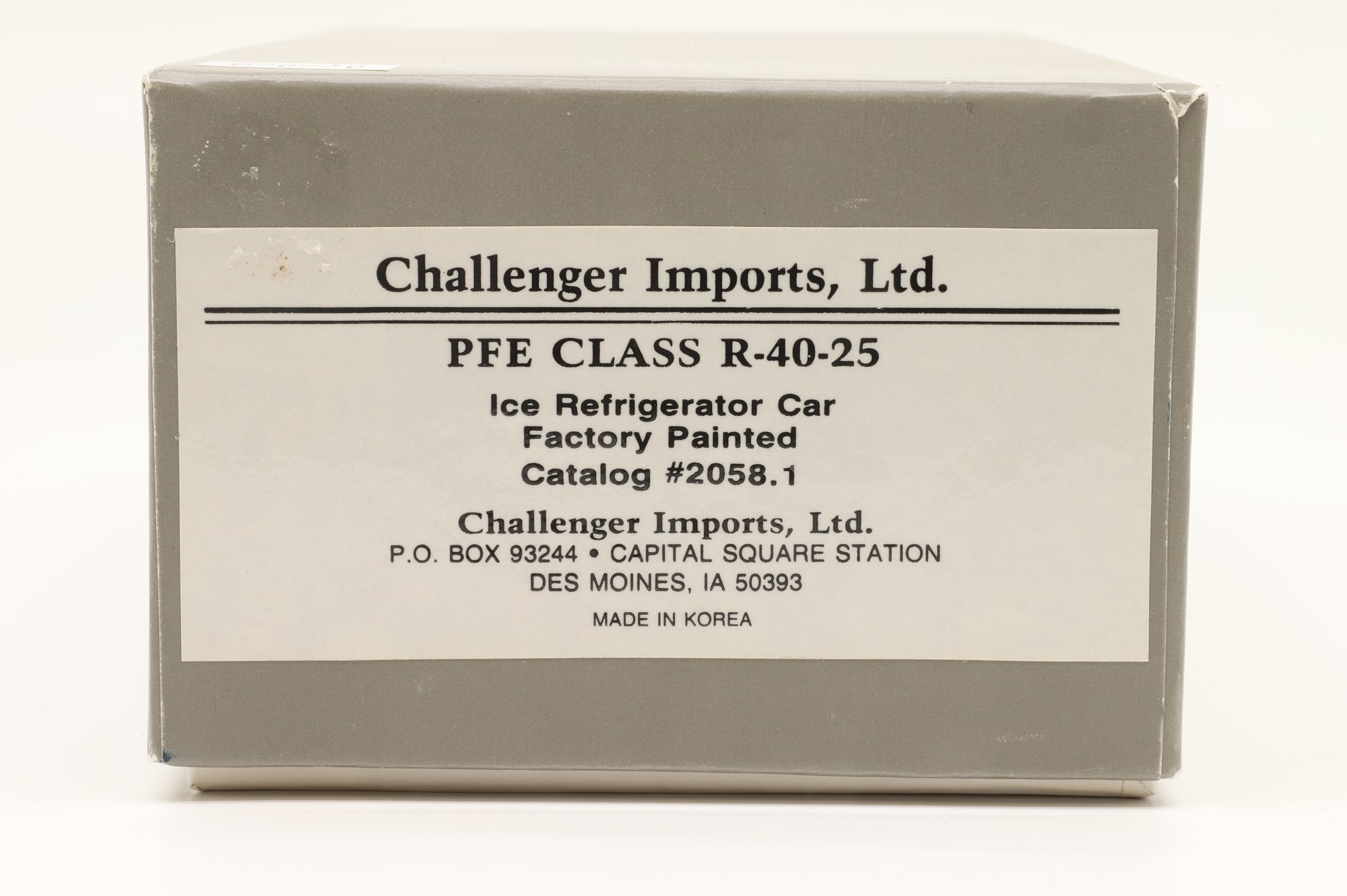 Challenger Imports HO Brass 'Pacific Fruit Express' Class R-40-25 Ice Refrigerator Car  #2058.1