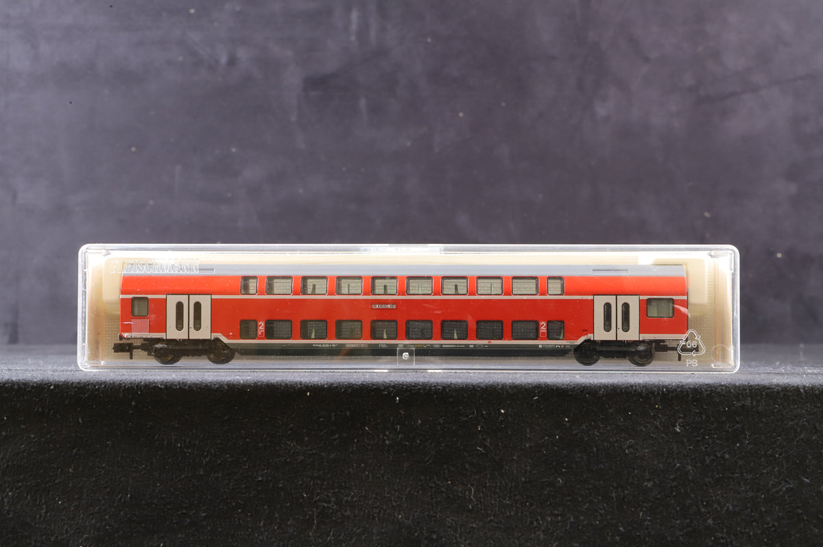 Fleischmann N Rake Of 2 Double Decker RE2 Münster Coaches Inc. 8625 &amp; 8628