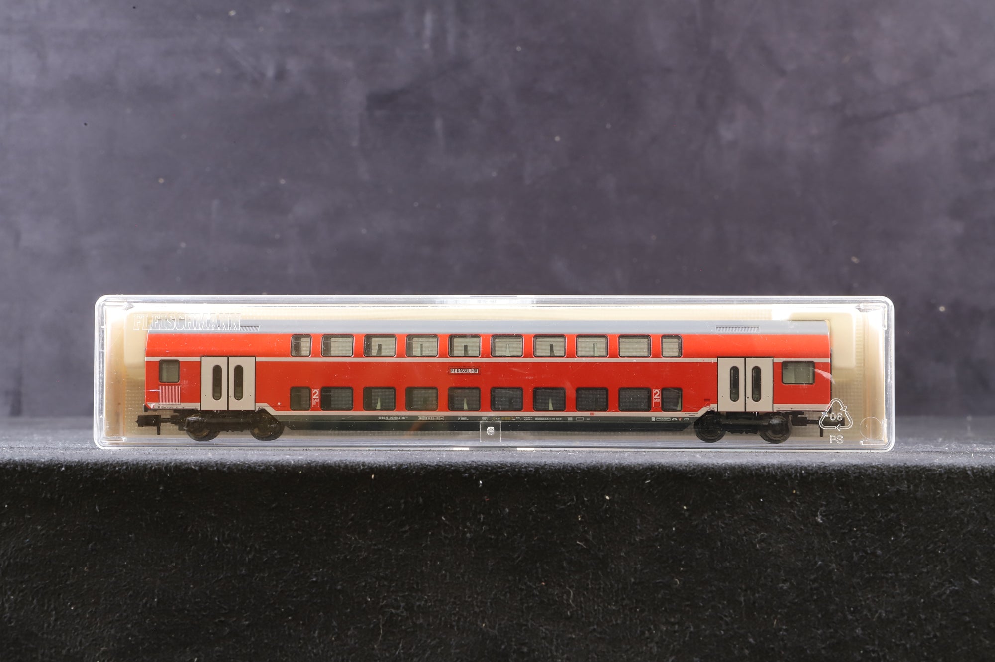Fleischmann N Rake Of 2 Double Decker RE2 Münster Coaches Inc. 8625 & 8628