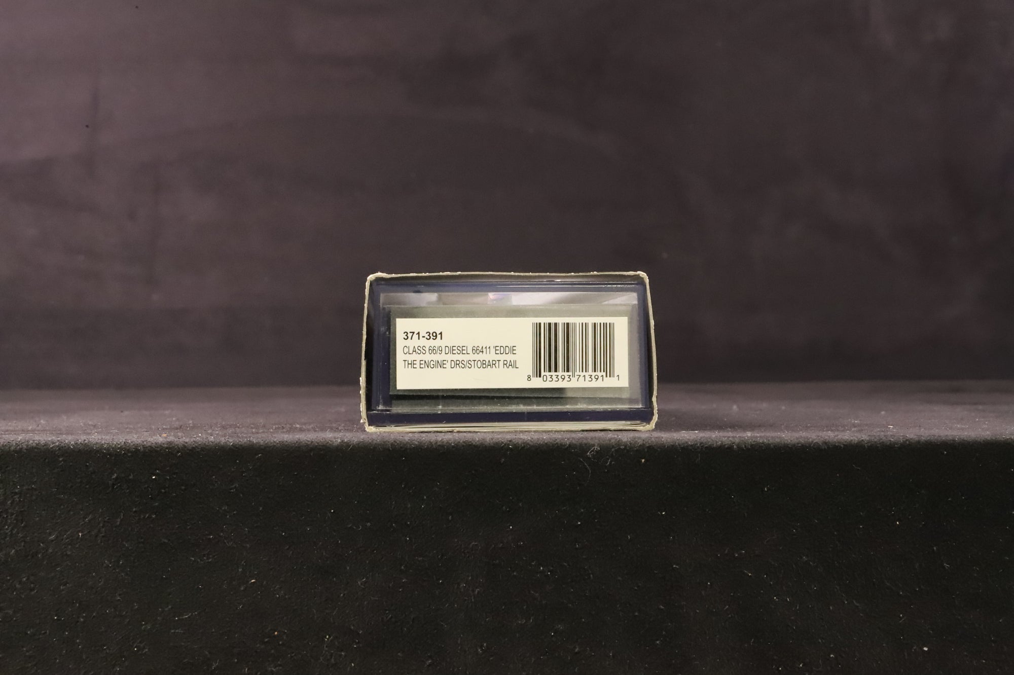 Graham Farish N Gauge 371-391 Class 66/9 66411 'Eddie the Engine' in DRS/Stobart Rail Livery