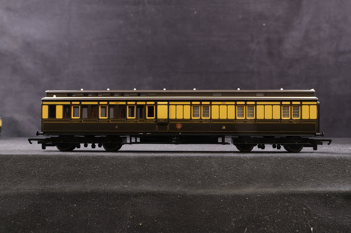 Hornby OO Rake of 7 GWR Clerestory Coaches