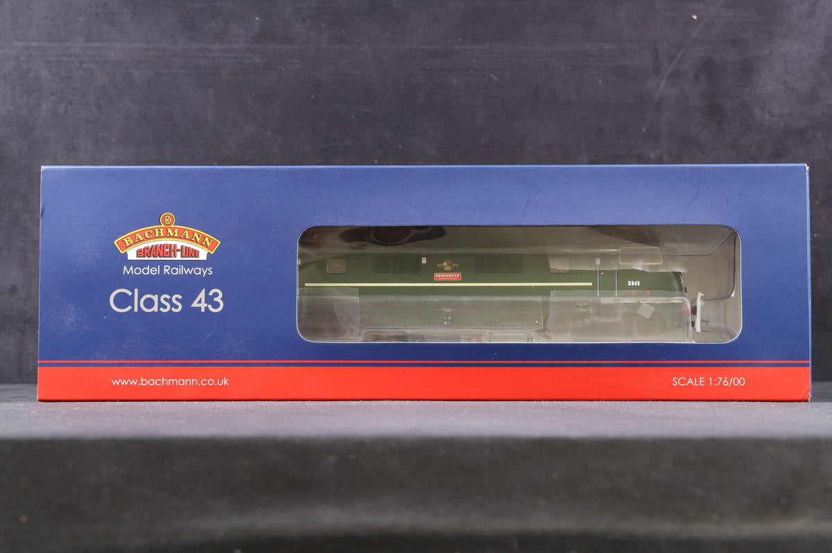 Bachmann OO 32-066Z Class 43 Warship &#39;D845&#39; &#39;Sprightly&#39; BR Green, KMRC Excl.