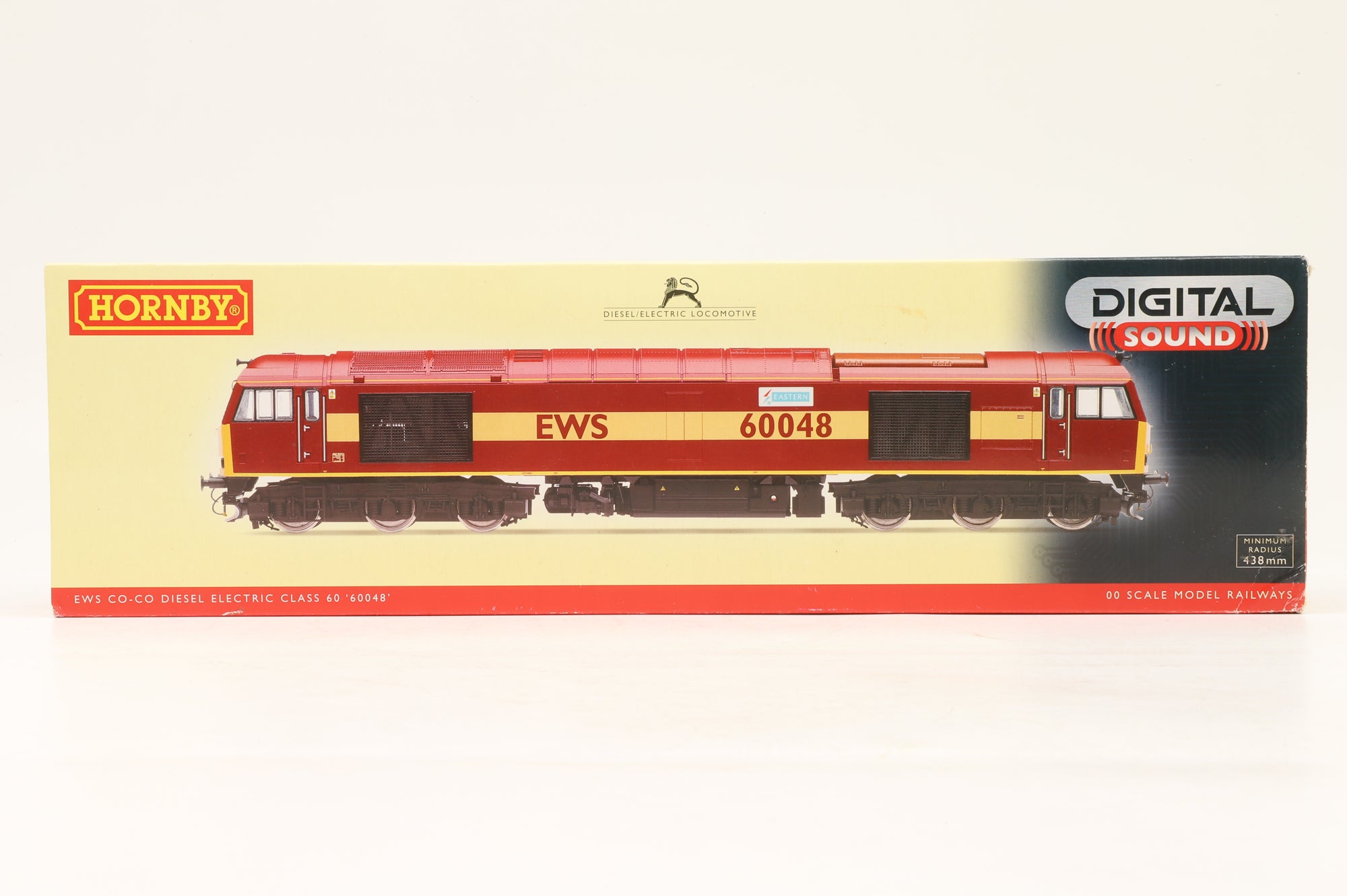 Hornby OO R278XS Class 60 '60048' Co-Co Diesel Electric EWS DCC Sound