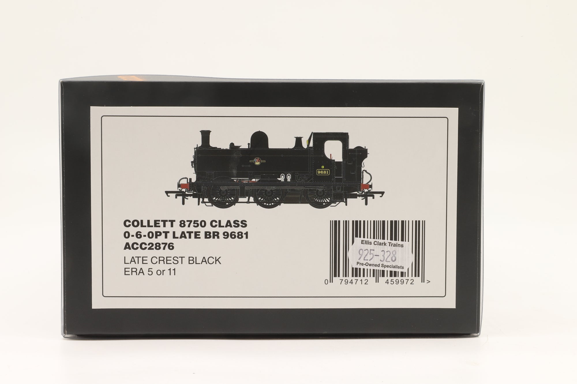 Accurascale OO ACC2876 Collett 8750 No.9681 in BR Black w/ Late Crests
