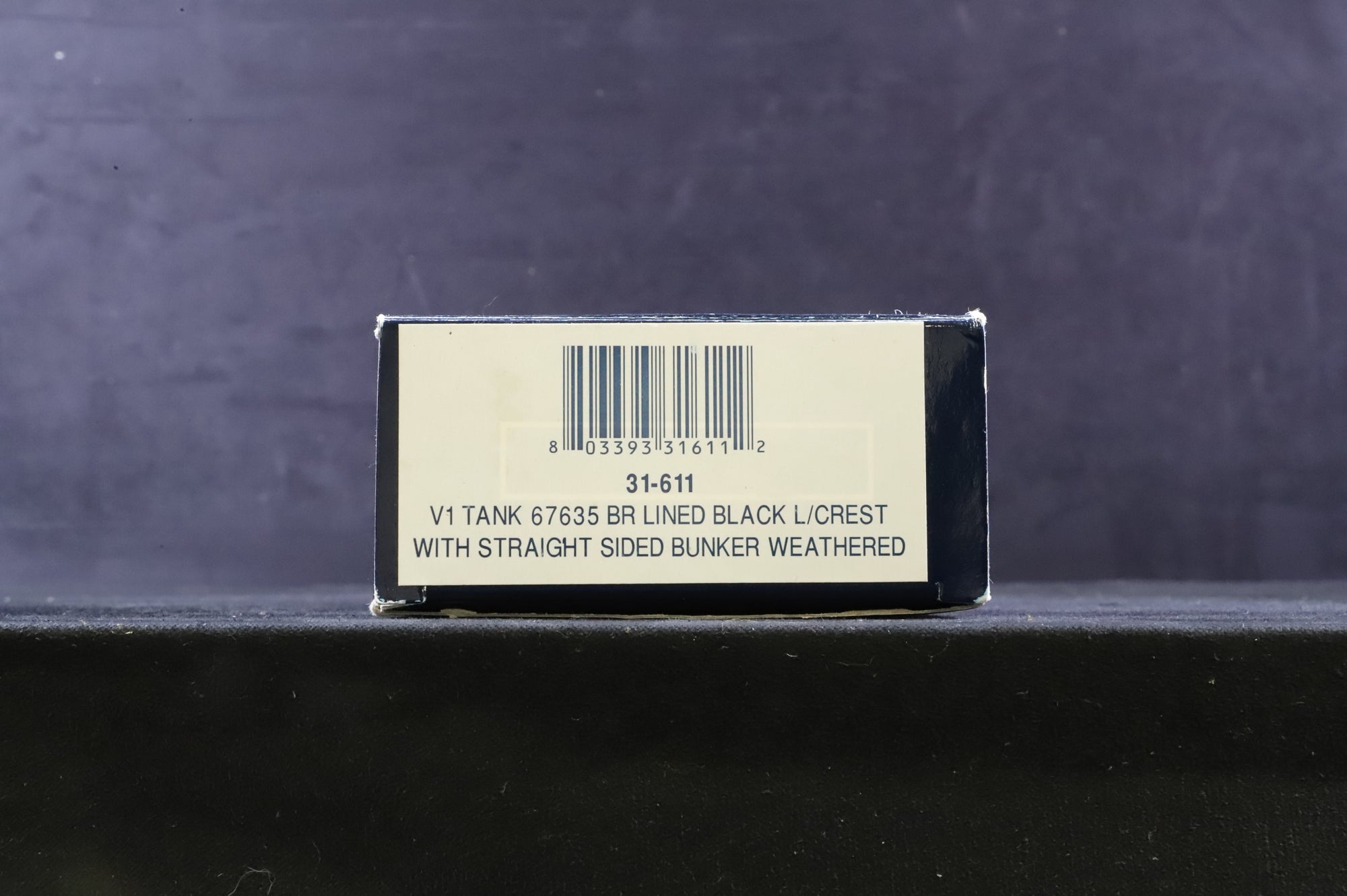 Bachmann OO 31-611 V1 Tank '67635' BR Lined Black L/C Weathered