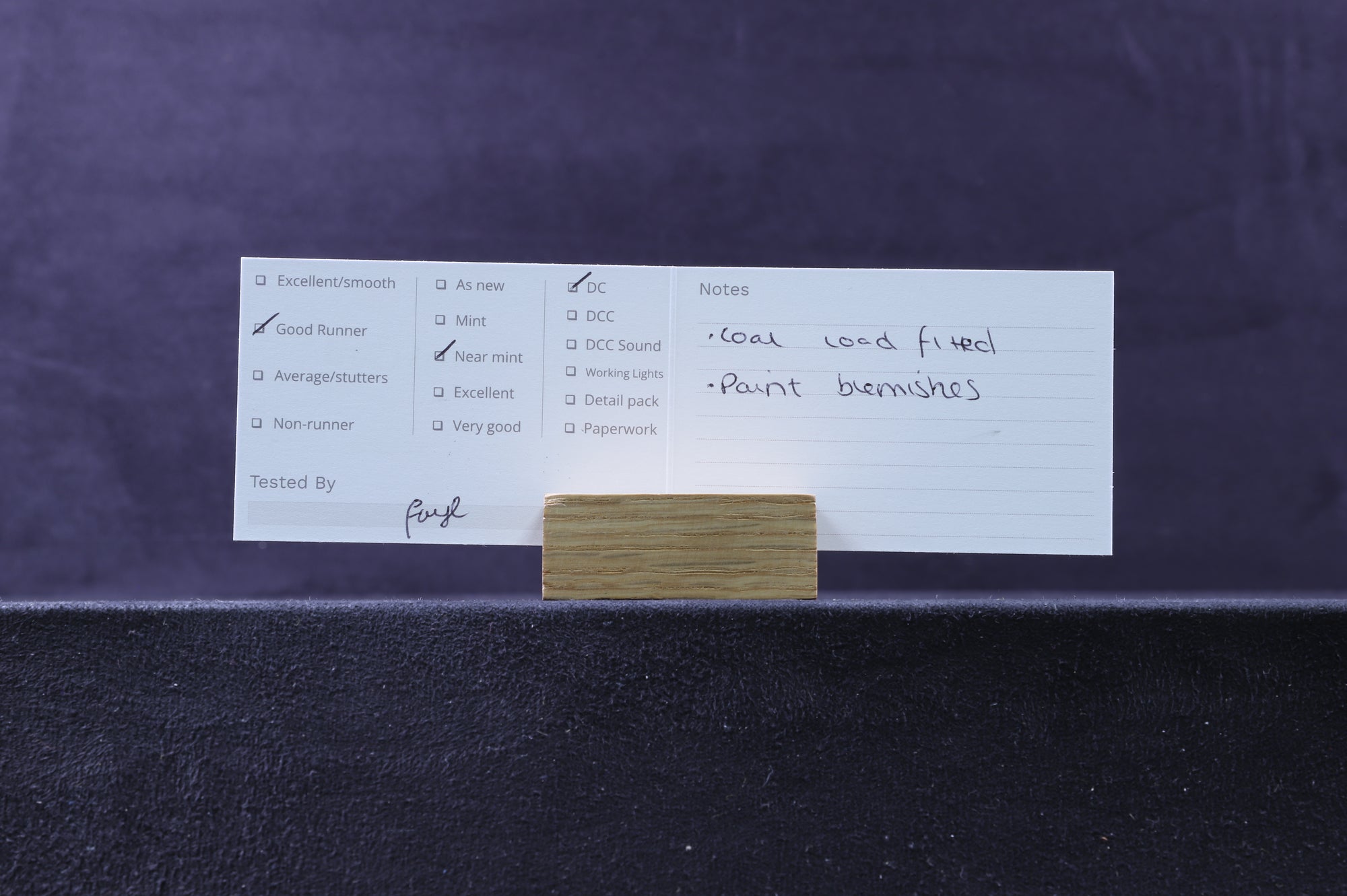 DJH Grandspot OO Kit Built Class S15 30845 in BR Black w/ Late Crests