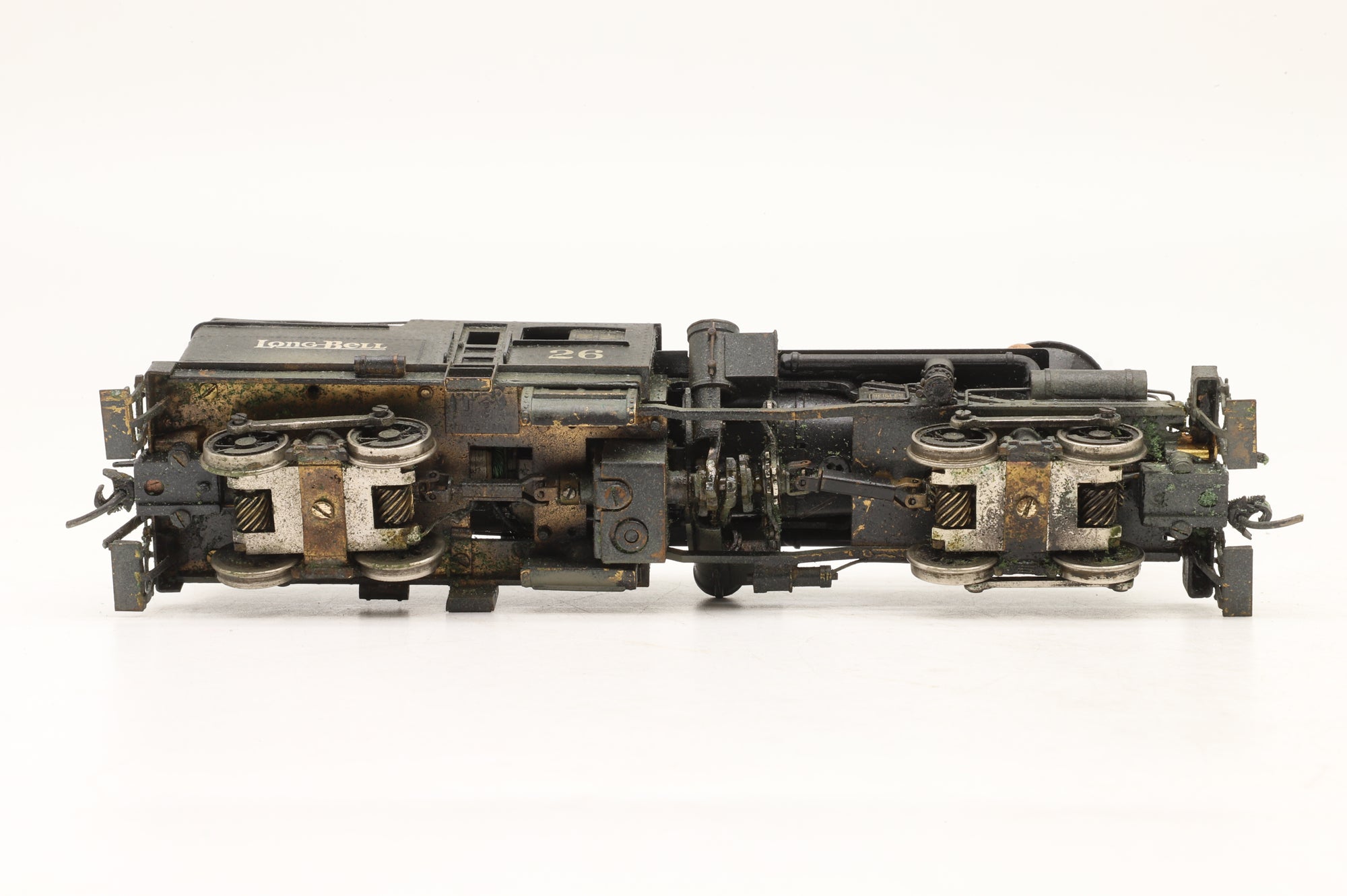 United Scale Models HO Brass Heisler Steam Locomotive '26' Weathered Custom Painted