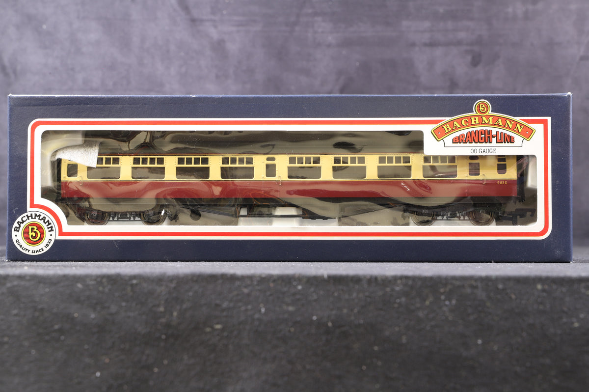 Bachmann OO Rake Of 4 63ft Bulleid Crimson &amp; Cream Coaches