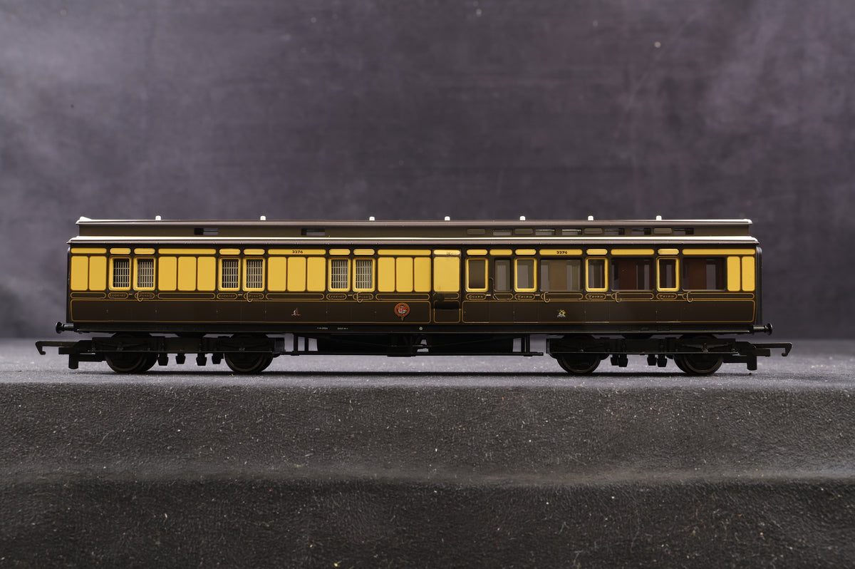 Hornby OO Rake of 7 GWR Clerestory Coaches